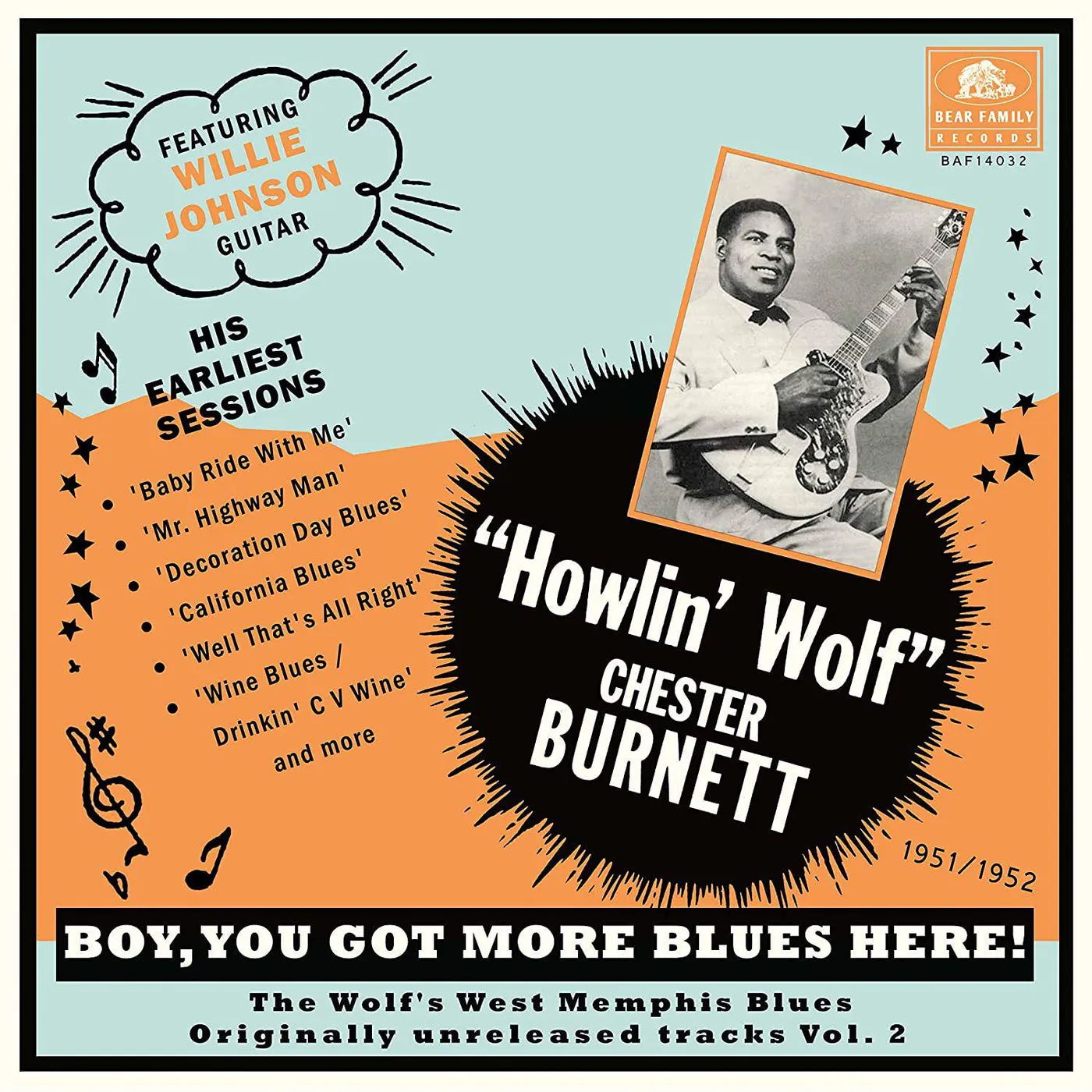 Howlin' Wolf Boy, You Got More Blues Here!: The Wolf's West Memphis Blues, Vol. 2 Vinyl Record
