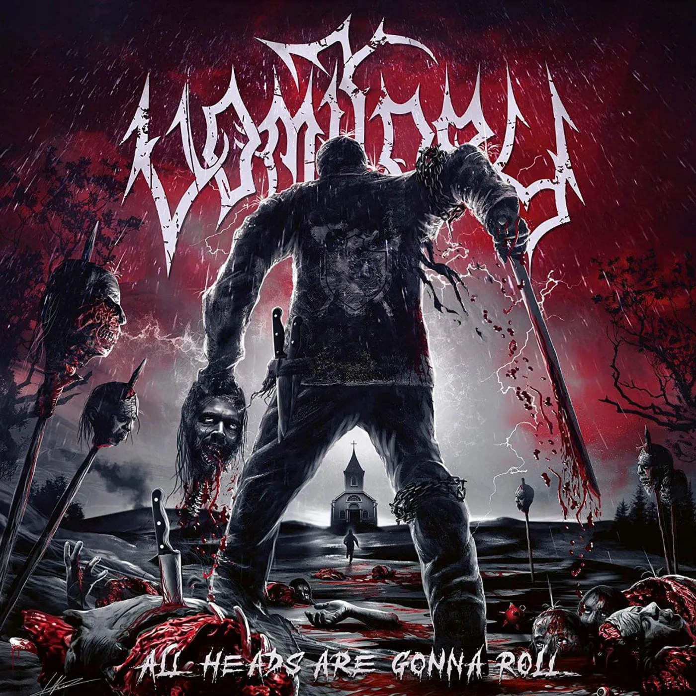Vomitory All Heads Are Gonna Roll Vinyl Record