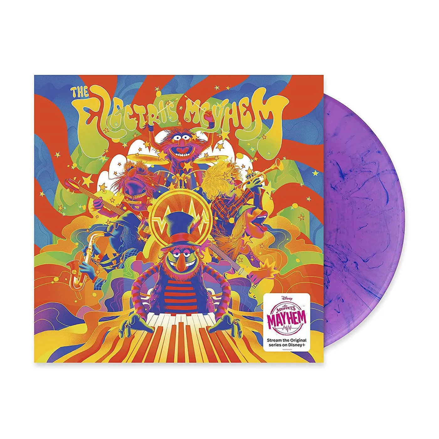 Dr. Teeth and The Electric Mayhem  The Electric Mayhem / Original Soundtrack (Translucent Purple/Blue Swirl LP) Vinyl Record