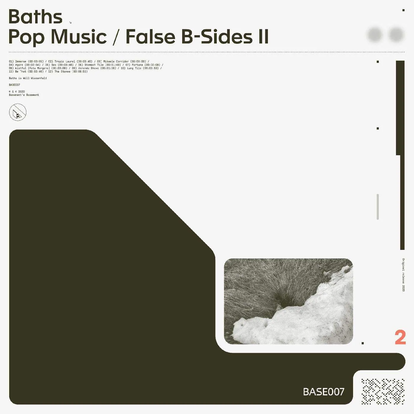 Baths Pop Music / False B-Sides II Vinyl Record