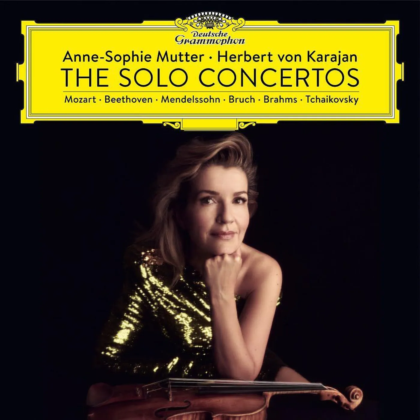 Anne-Sophie Mutter / Herbert Von Karajan SOLO CONCERTOS WITH HERBERT VON KARAJAN Vinyl Record