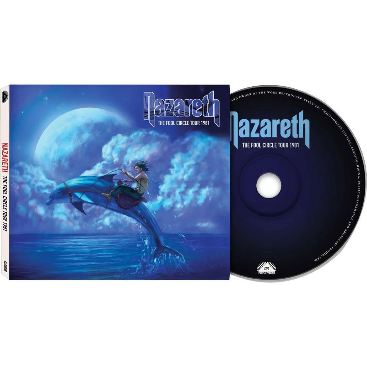 Nazareth Fool Circle Tour 1981 - Blue Vinyl Record