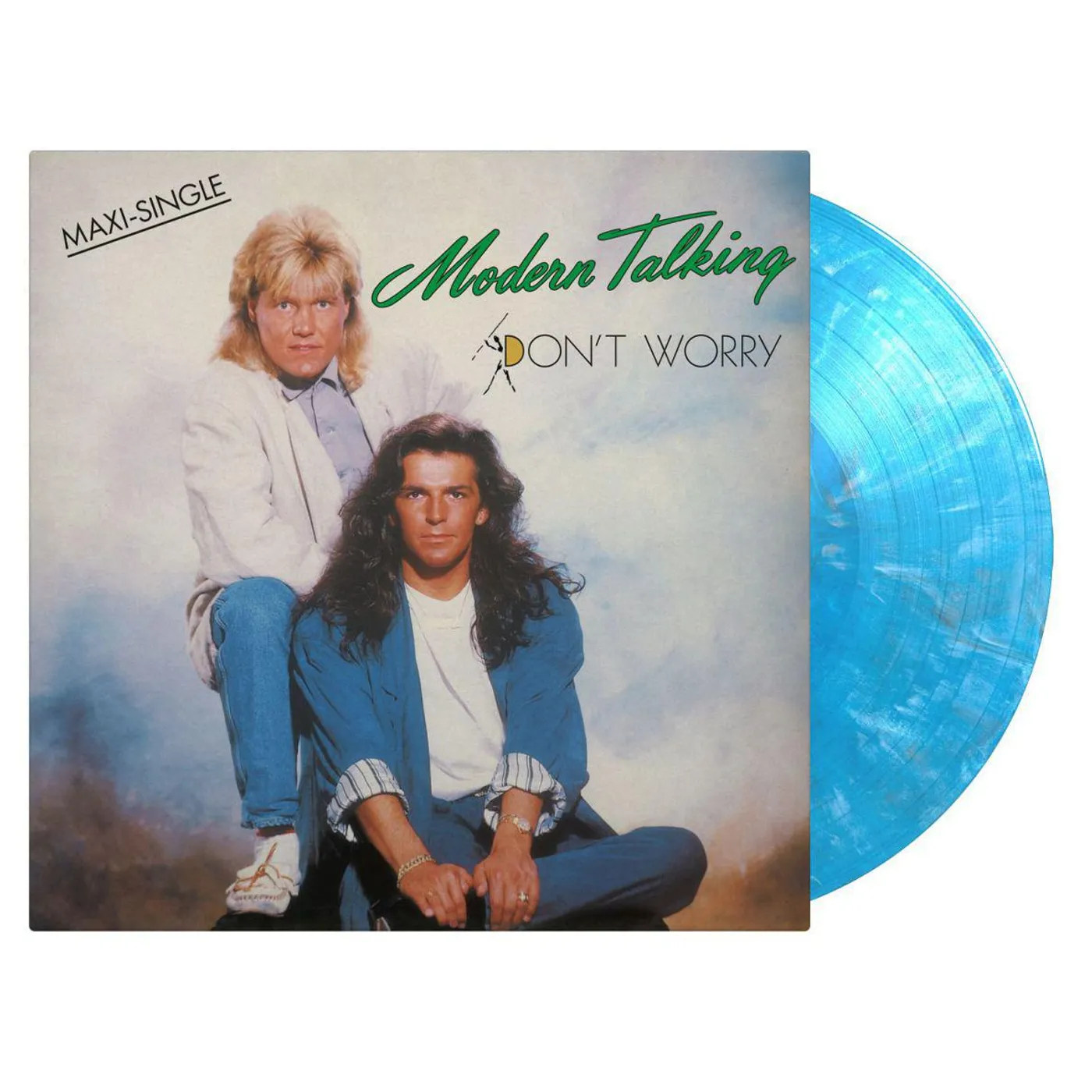 Modern Talking Don't Worry (Limited Blue, White & Black Marble) Vinyl Record