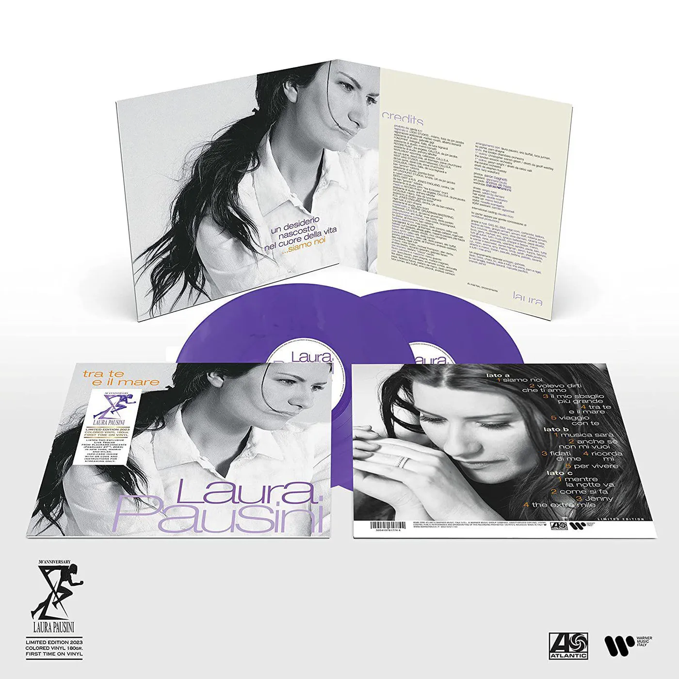 Laura Pausini Tra Te E Il Mare (2LP/Ltd & Numbered 180gm Purple) Vinyl Record