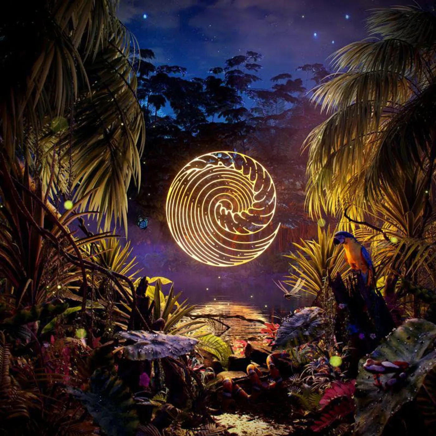 Waves Rush In Under The Static Vinyl Record
