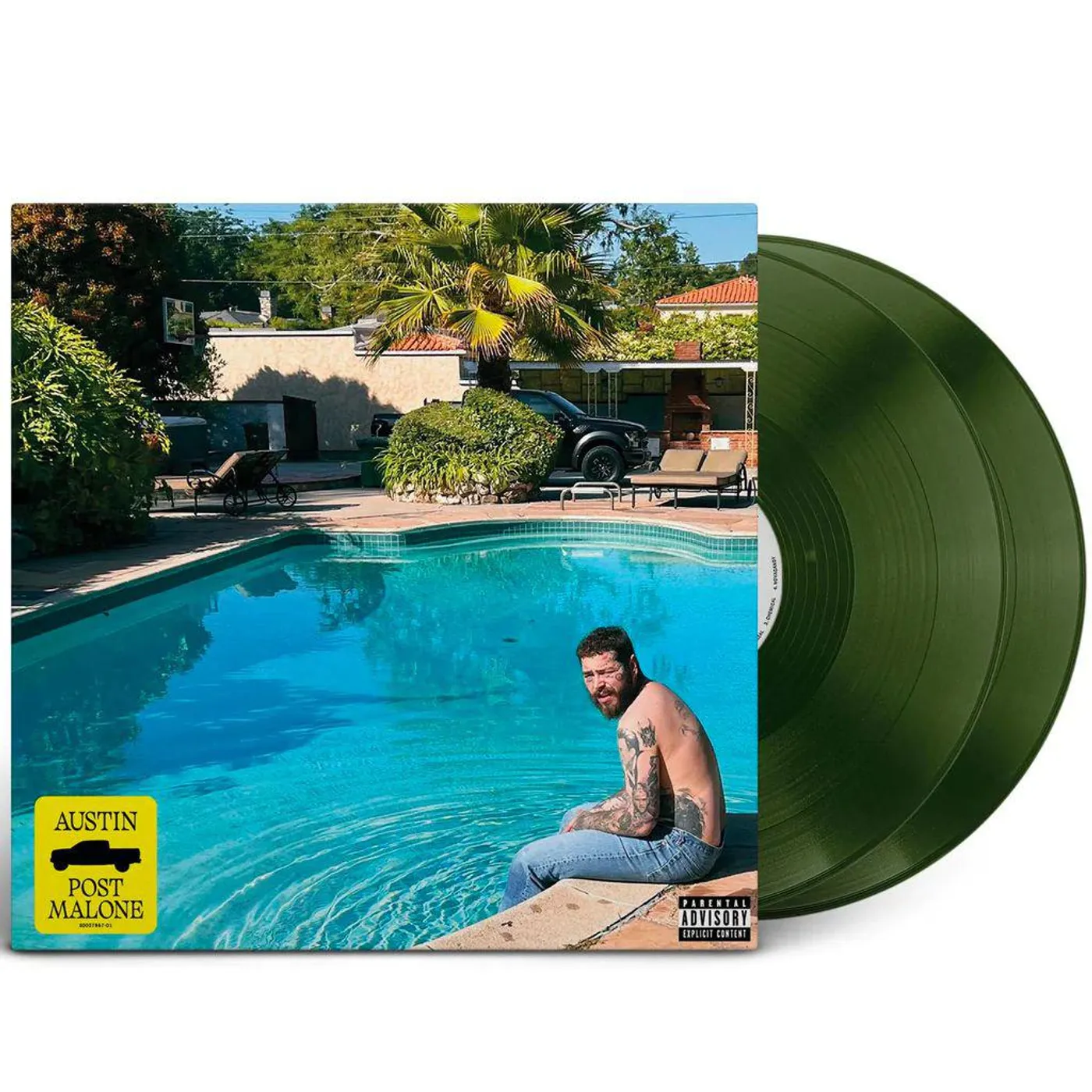 Post Malone Austin (2LP/Forest Green) Vinyl Record