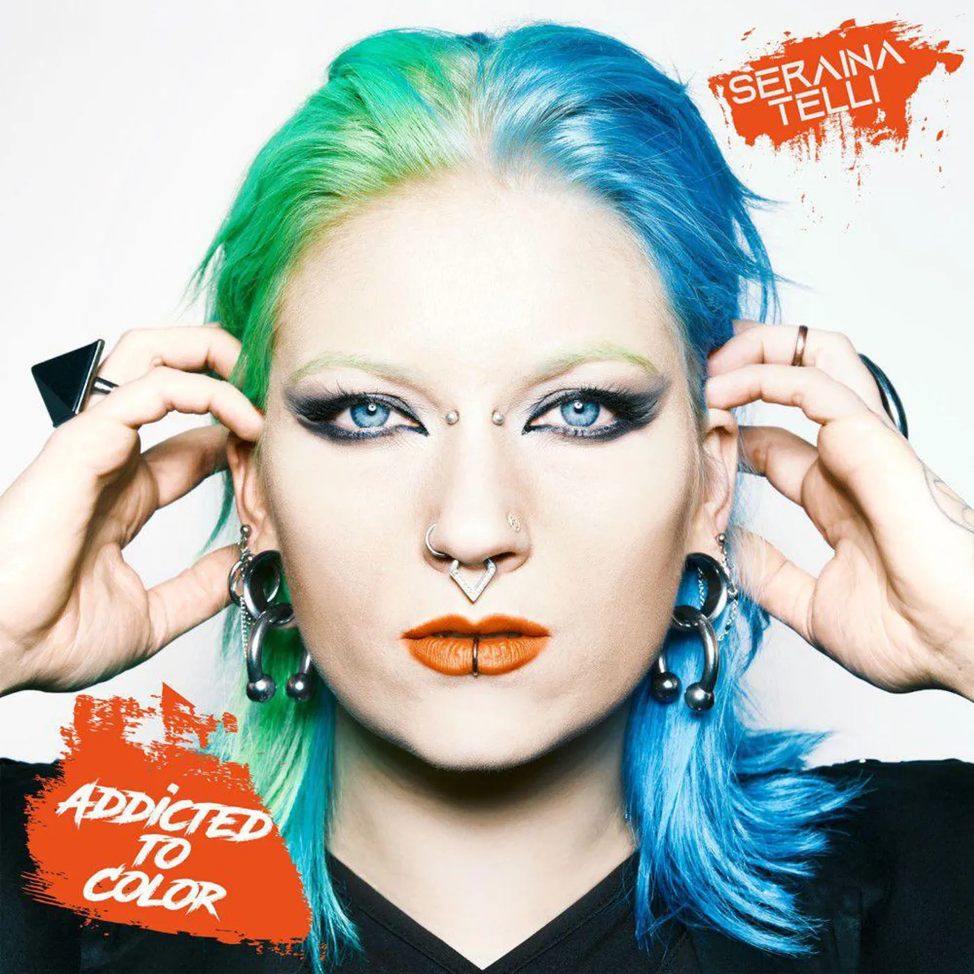 Seraina Telli Addicted To Color (Orange) Vinyl Record