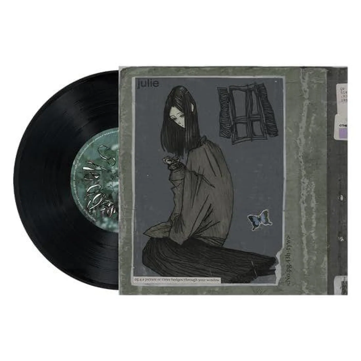 julie pg.4 a picture of three hedges/through your window Vinyl Record