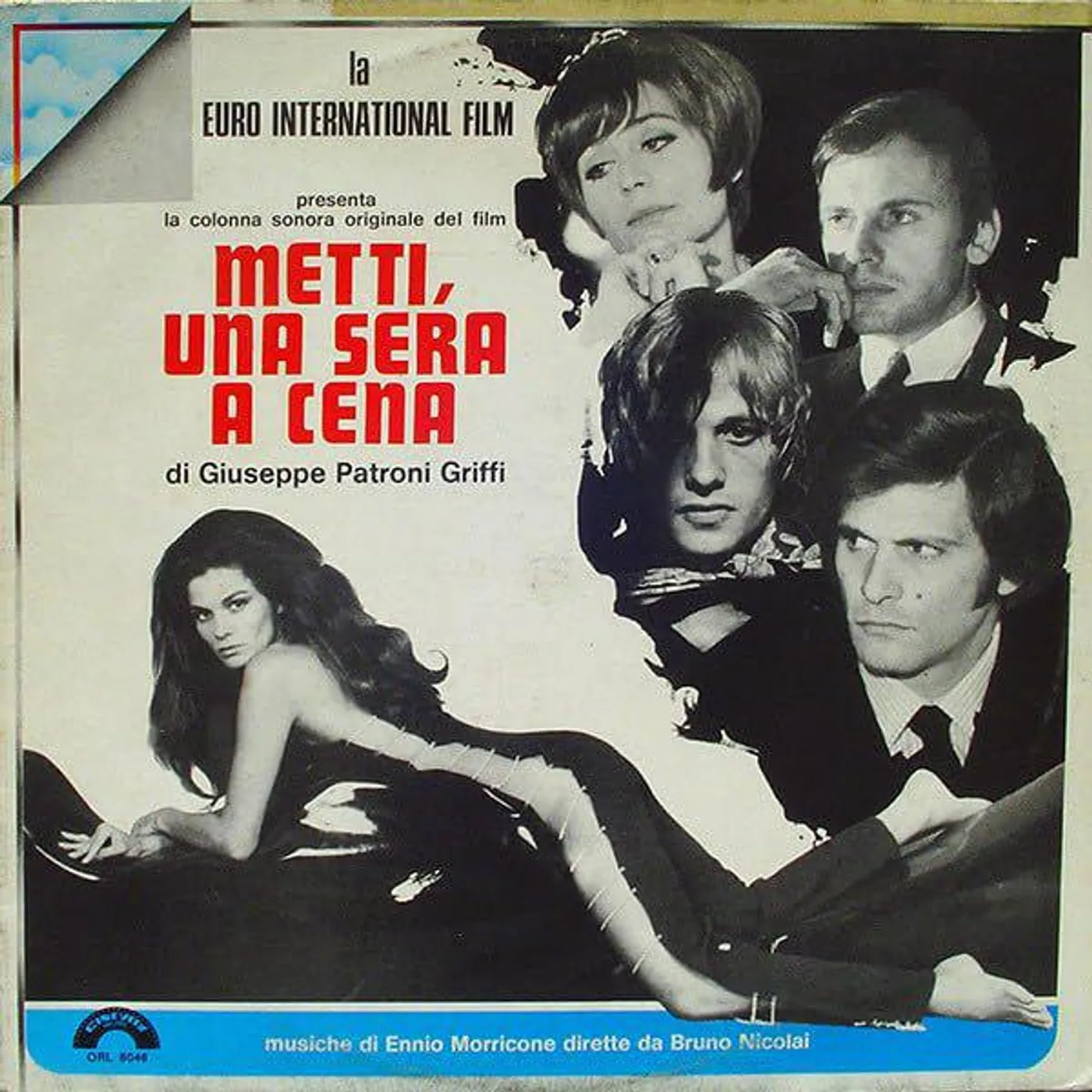 Ennio Morricone Metti Una Sera A Cena - Original Soundtrack Vinyl Record