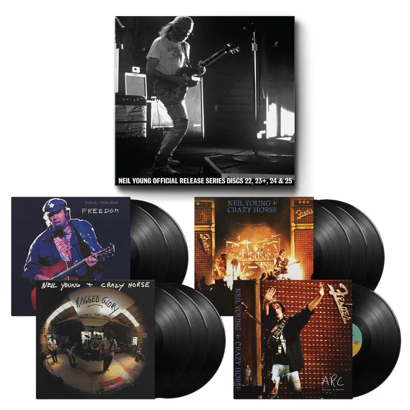 Neil Young Official Release Series Discs 22, 23+, 24 & 25 (Box Set) Vinyl Record