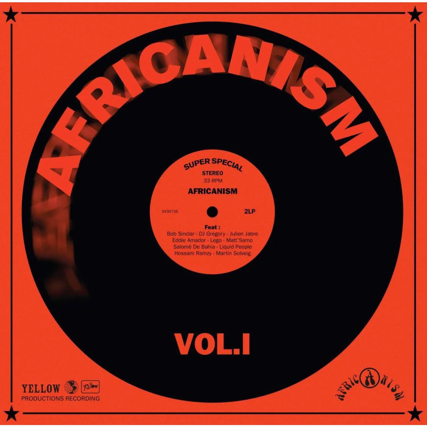 Bob Sinclar Africanism Vol 1 Vinyl Record