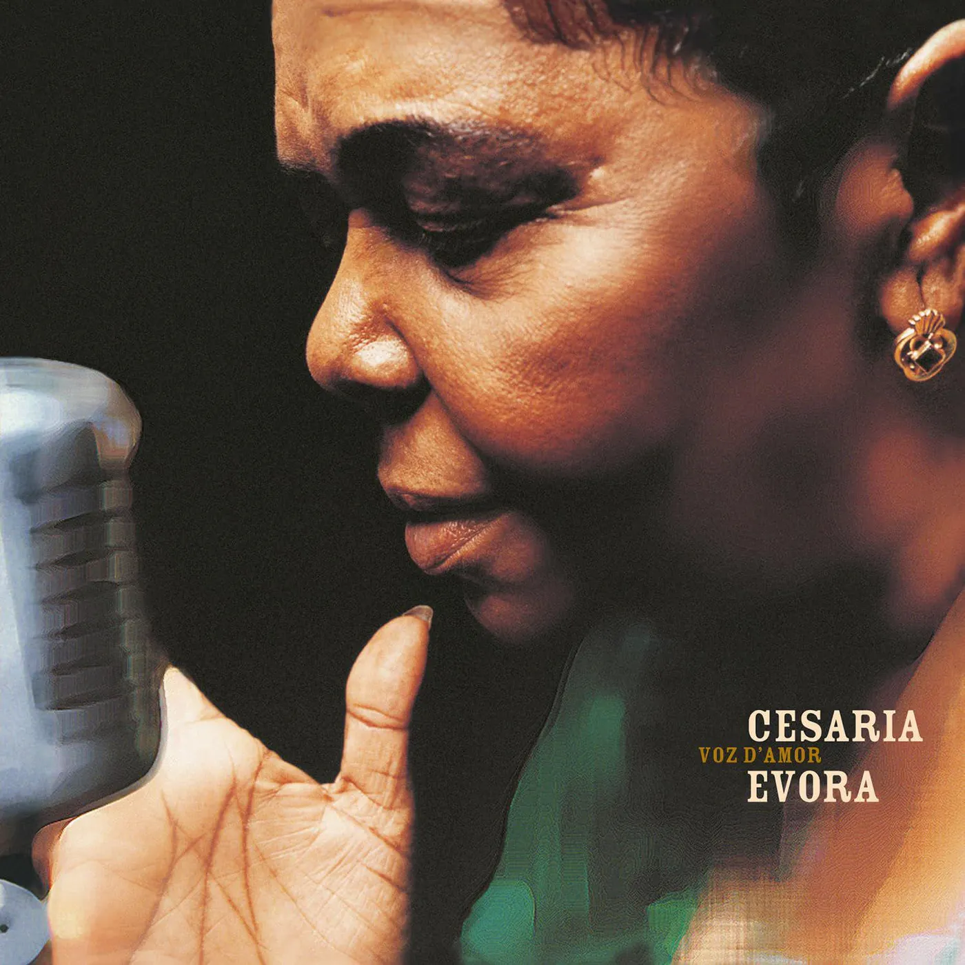 Cesária Evora Voz D'Amor (Limited Gold & Black Marble) Vinyl Record