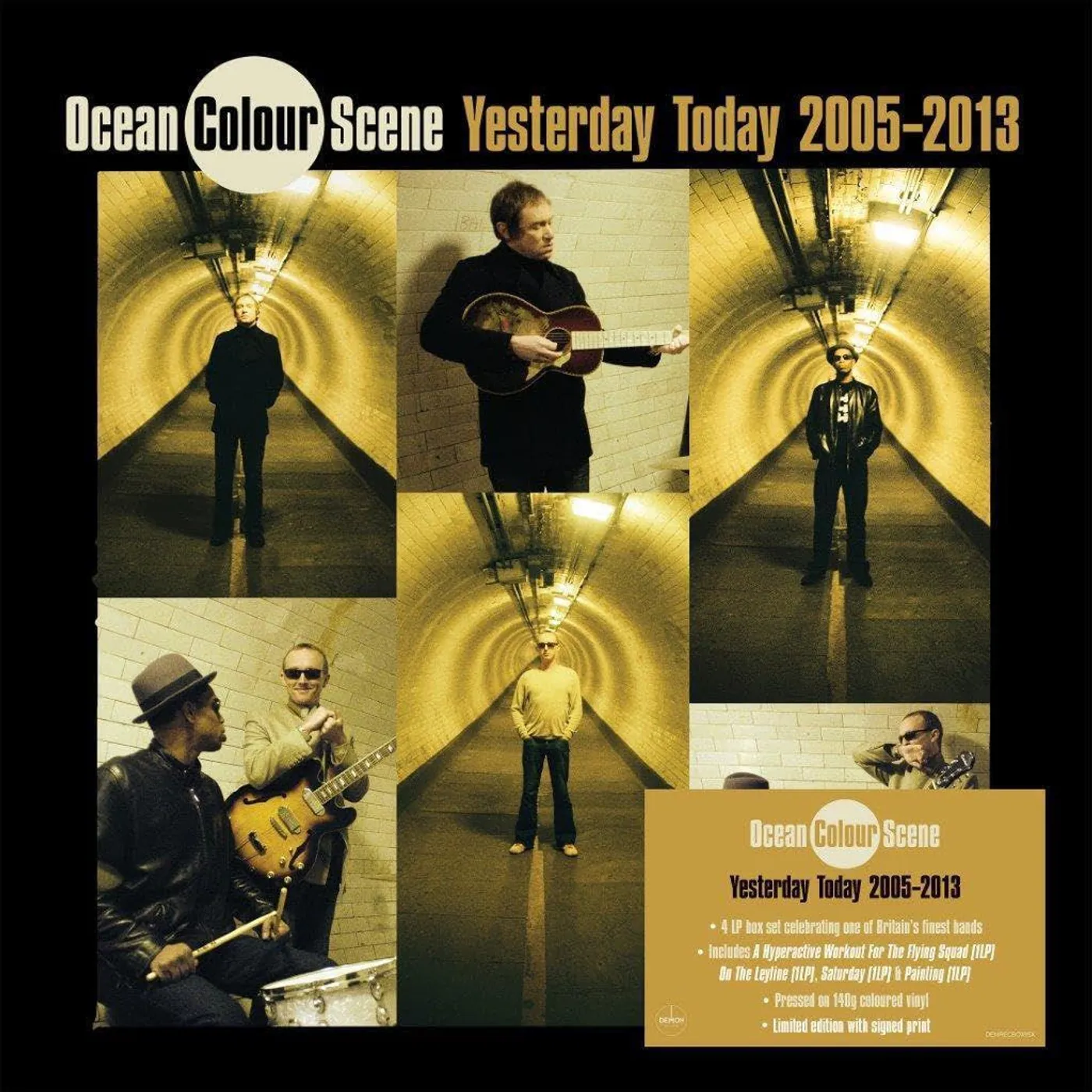 Ocean Colour Scene Yesterday Today 2005-2013 (4LP/Colored Boxset with Autographed Print) Vinyl Record