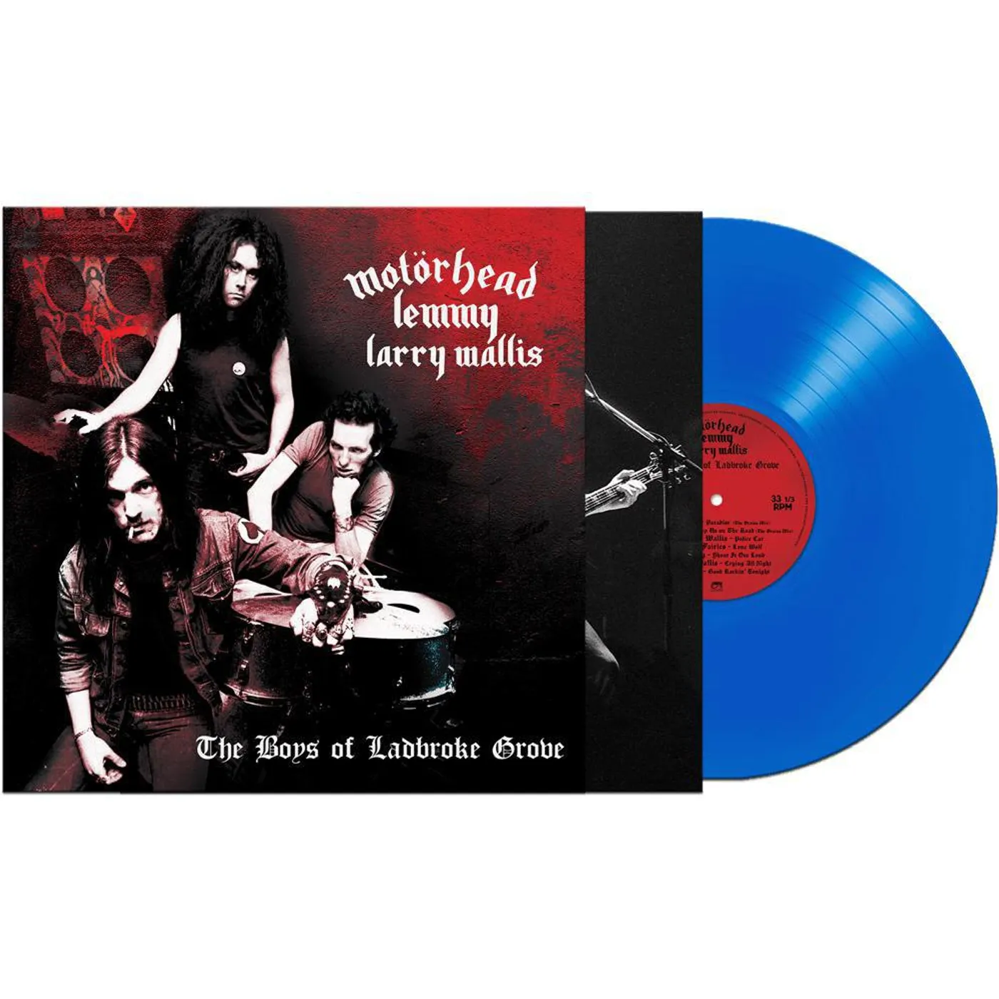 Motorhead / Larry Wallis Boys Of Ladbroke Grove - Blue Vinyl Record