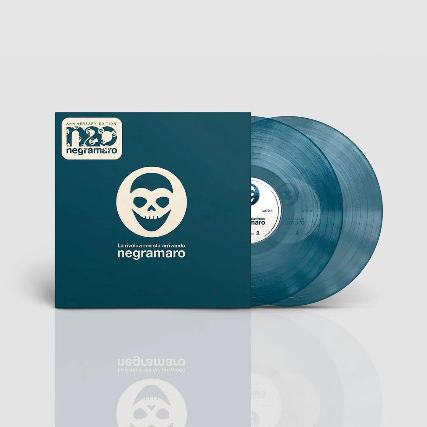 Negramaro N20 La Rivoluzione Sta Arrivando (2LP/Transparent Blue) Vinyl Record