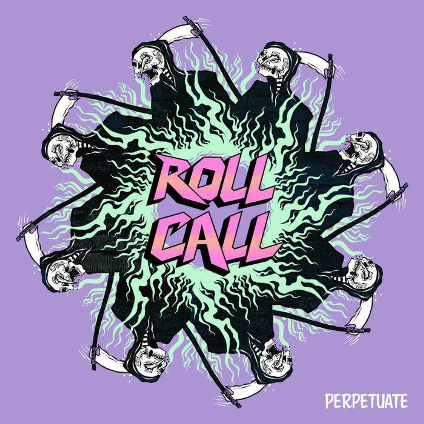 Roll Call  Perpetuate (Yellow Colored with Etched B-Side) Vinyl Record