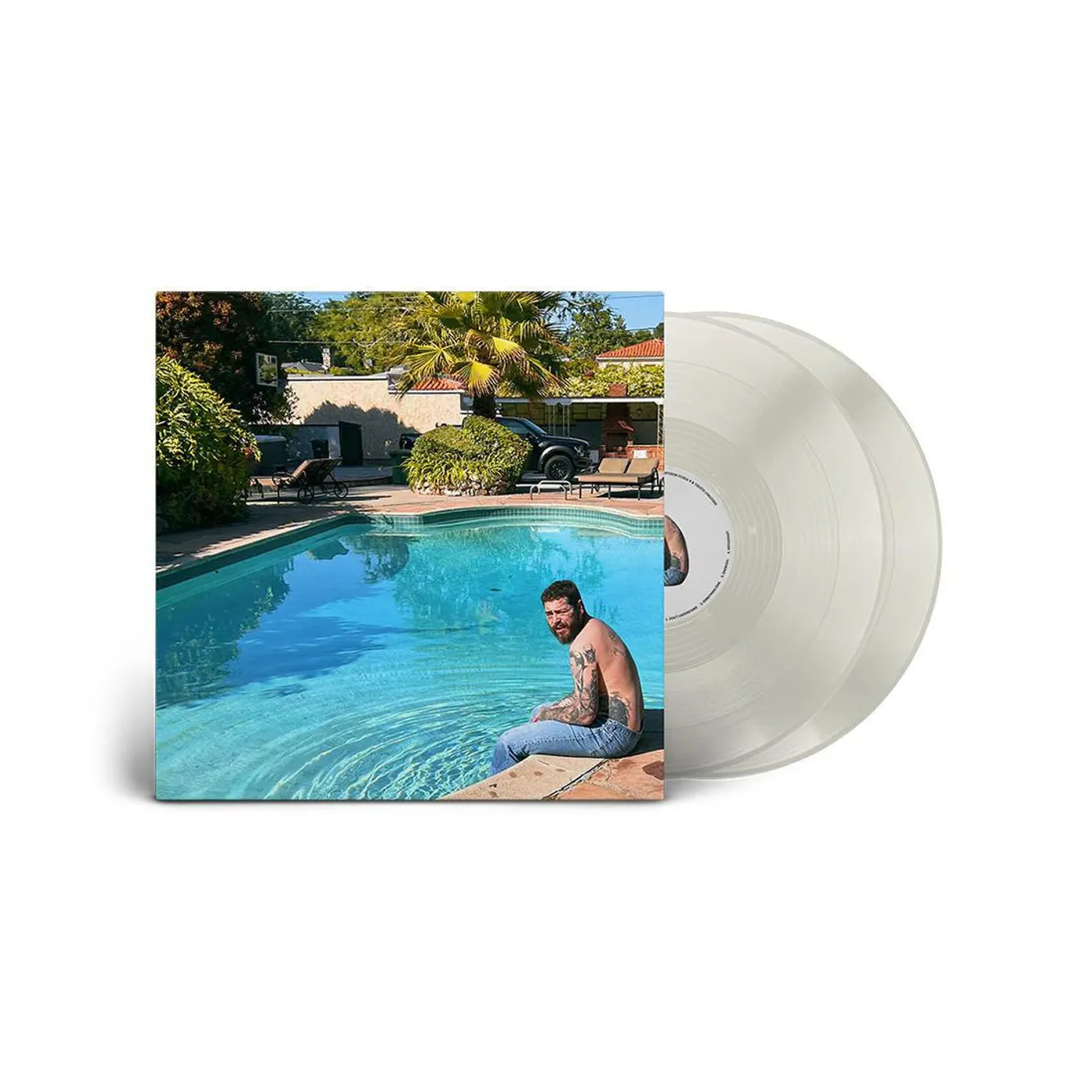 Post Malone Austin (2LP/Limited Edition/ Milky Clear) Vinyl Record