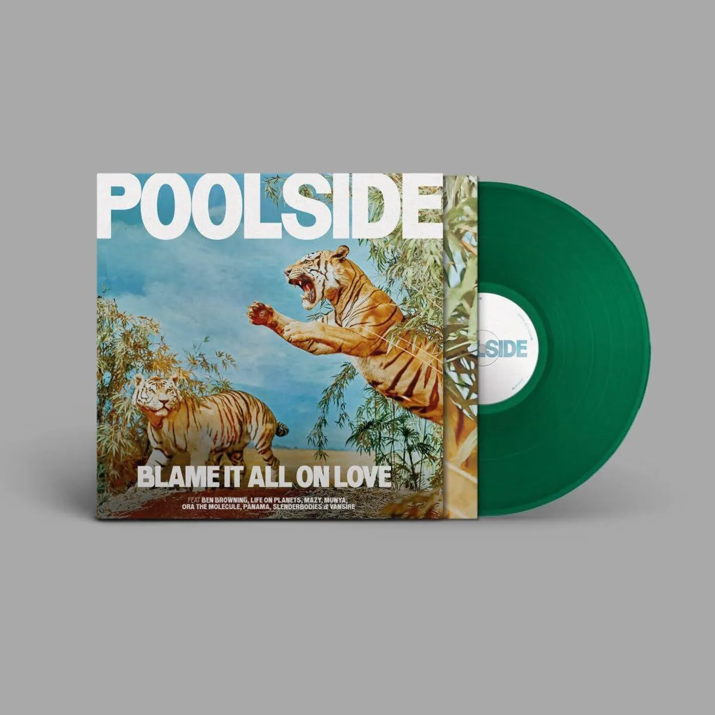 Poolside Blame It All On Love (Green) Vinyl Record
