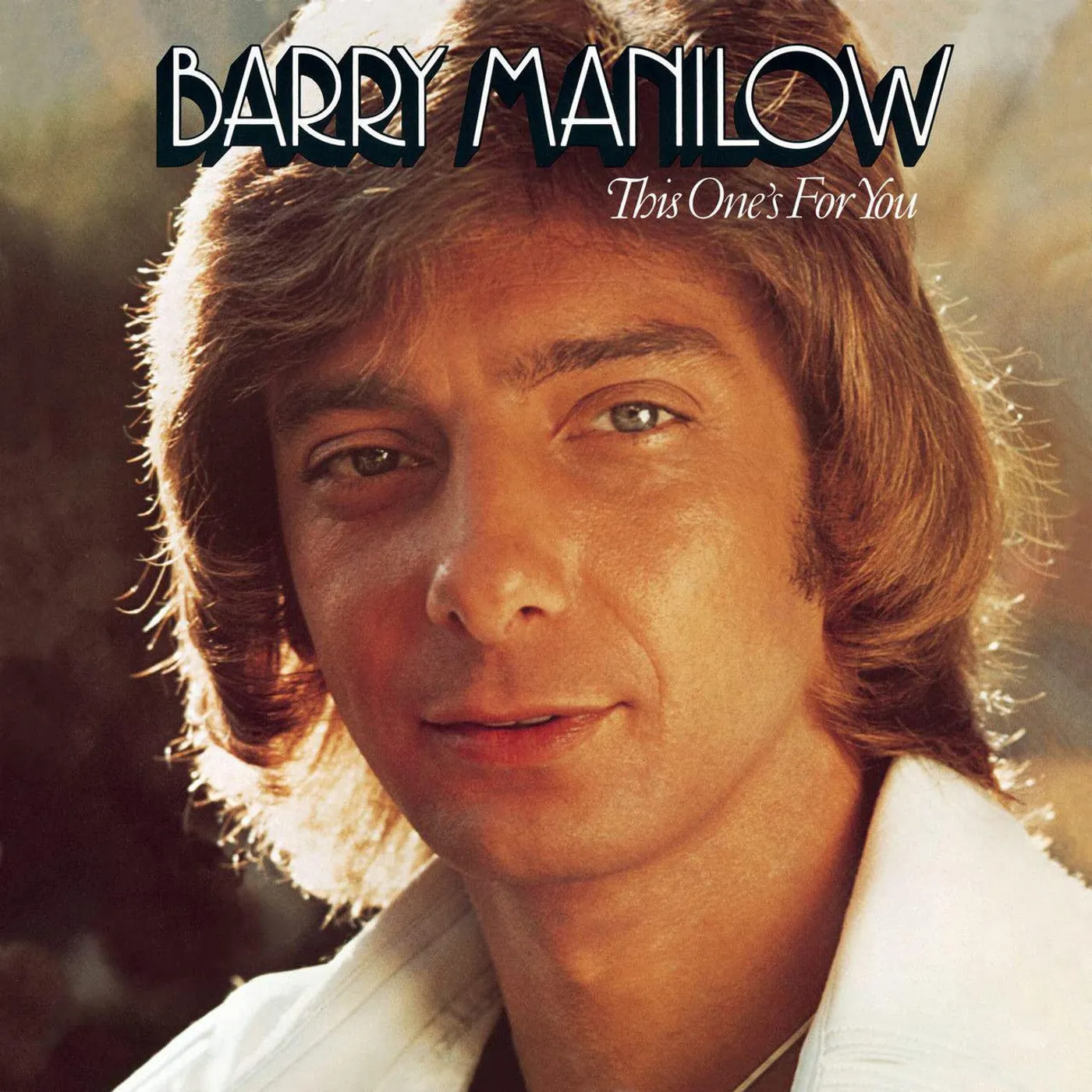 Barry Manilow This One's For You (Orange & Black Marbled) Vinyl Record