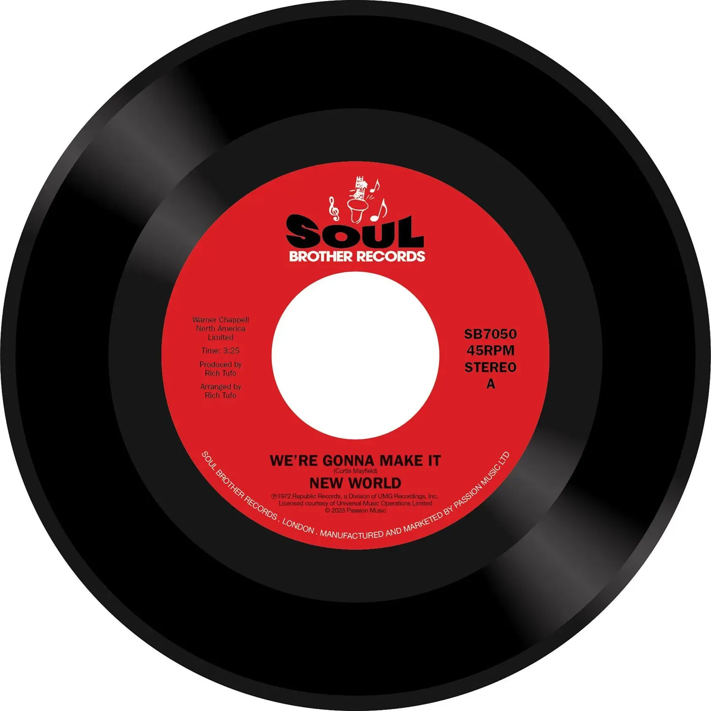 New World WE'RE GONNA MAKE IT Vinyl Record