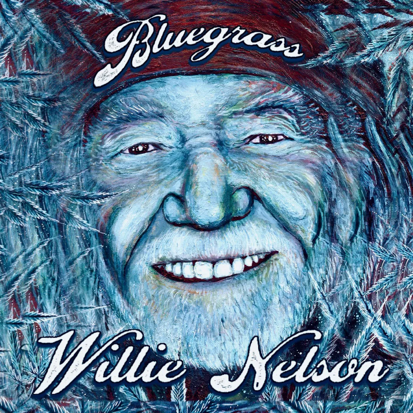Willie Nelson Bluegrass (Blue) Vinyl Record