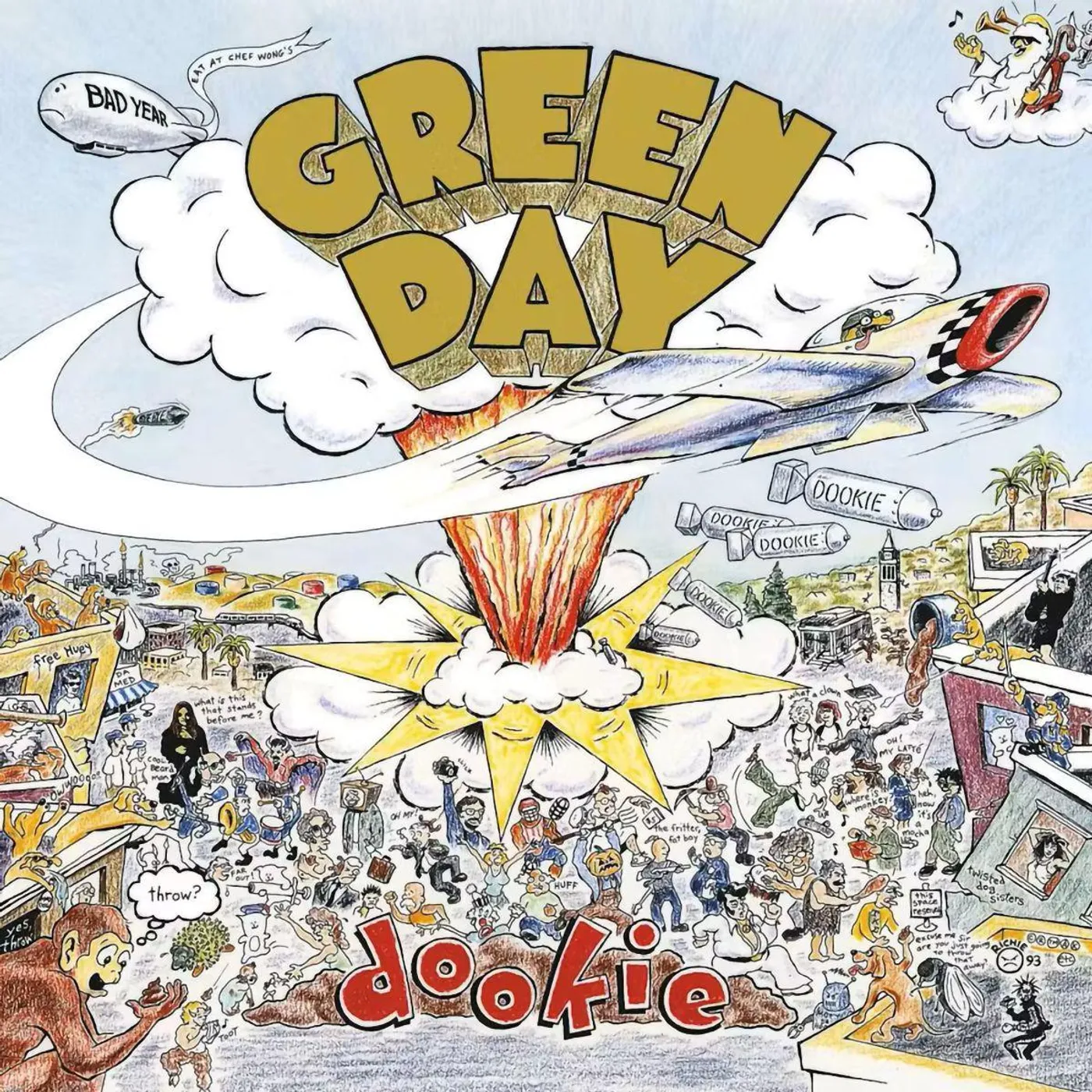Green Day Dookie (30th Anniversary/Baby Blue) Vinyl Record