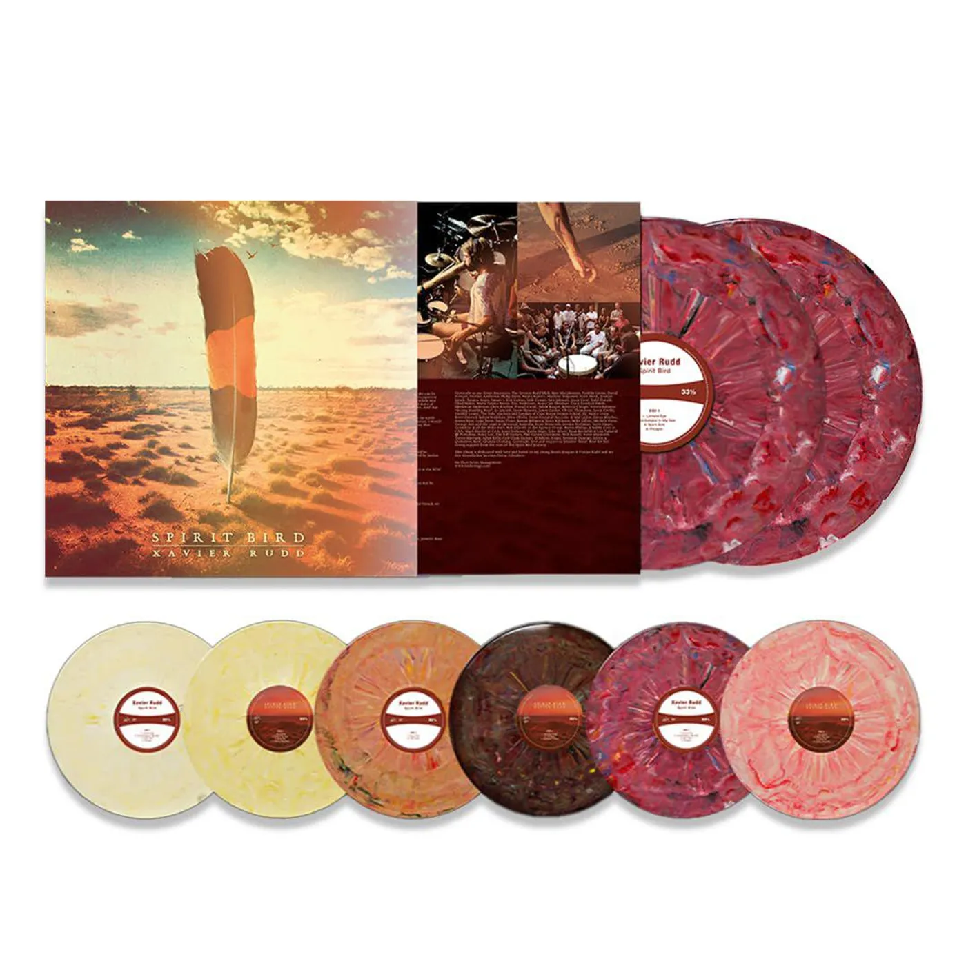 Xavier Rudd Spirit Bird (Lucky Dip/2LP) Vinyl Record