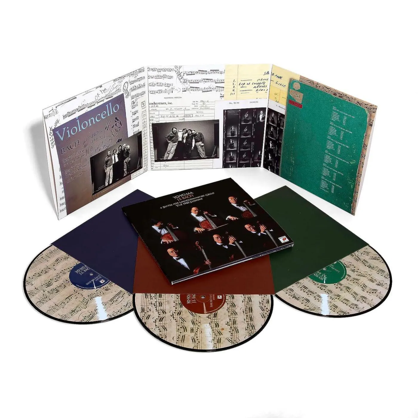 Yo-Yo Ma Six Unaccompanied Cello Suites the 1983 Sessions (3LP) Vinyl Record