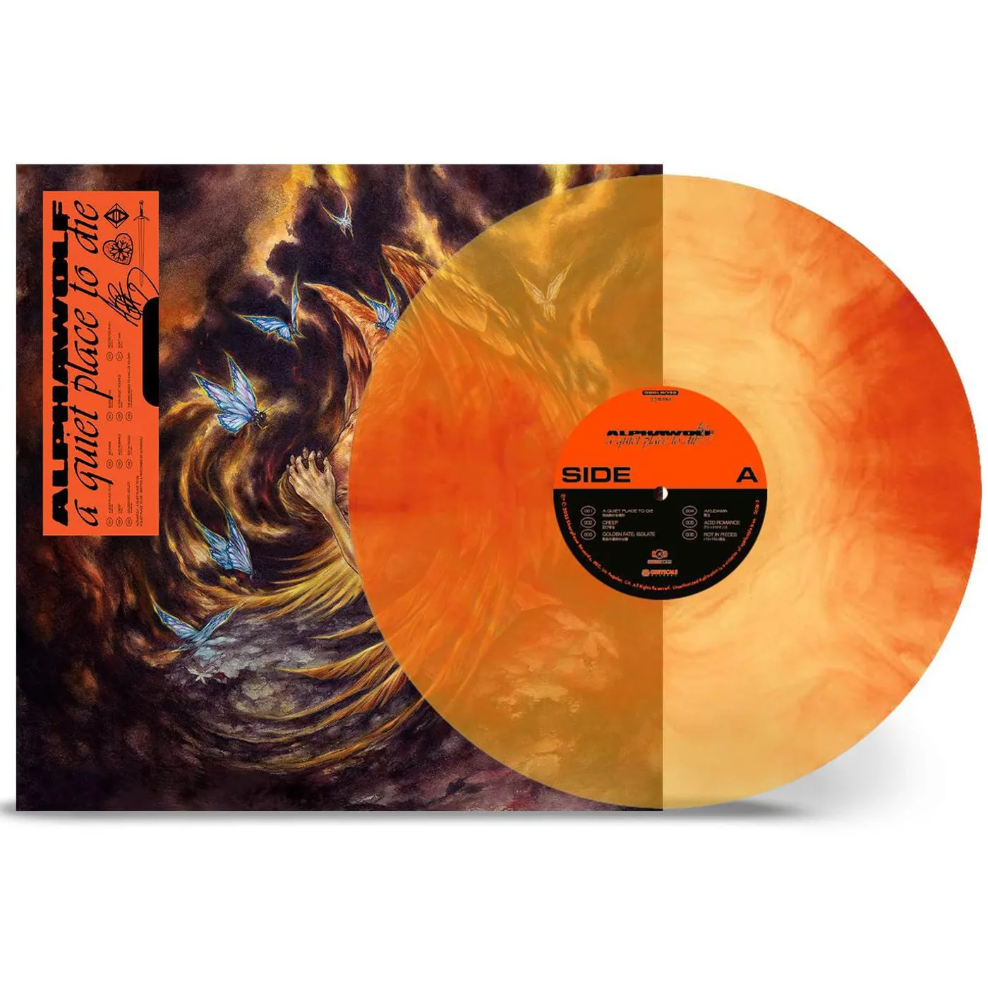 Alpha Wolf Quiet Place To Die (Transparent Orange) Vinyl Record