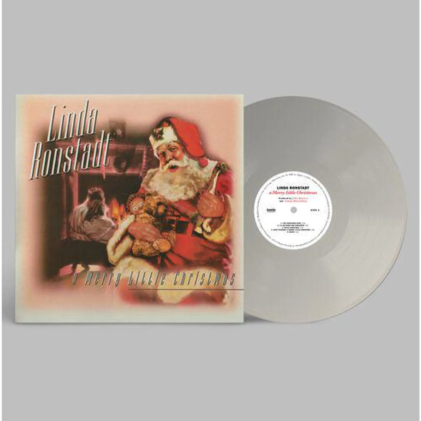 Linda Ronstadt A Merry Little Christmas (Silver) Vinyl Record