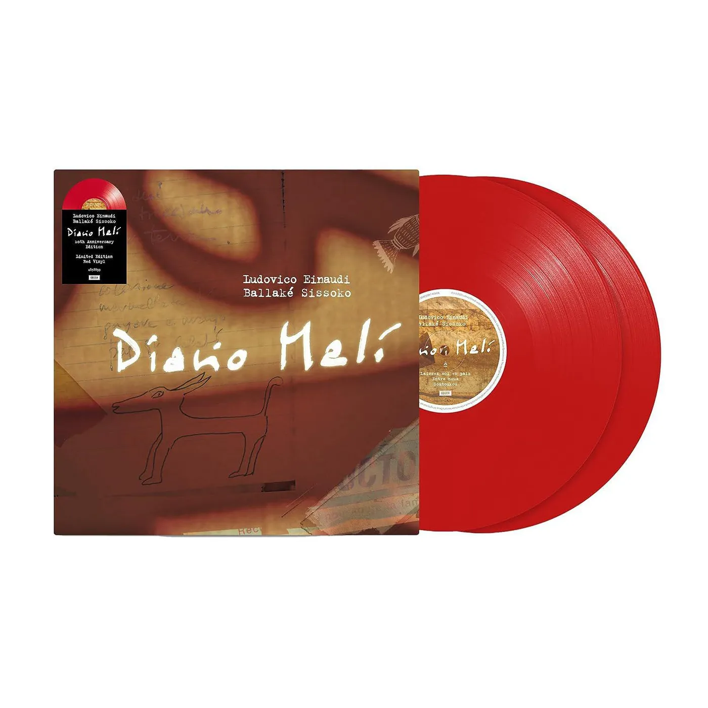 Ludovico Einaudi Diario Mali (2LP/Red) Vinyl Record