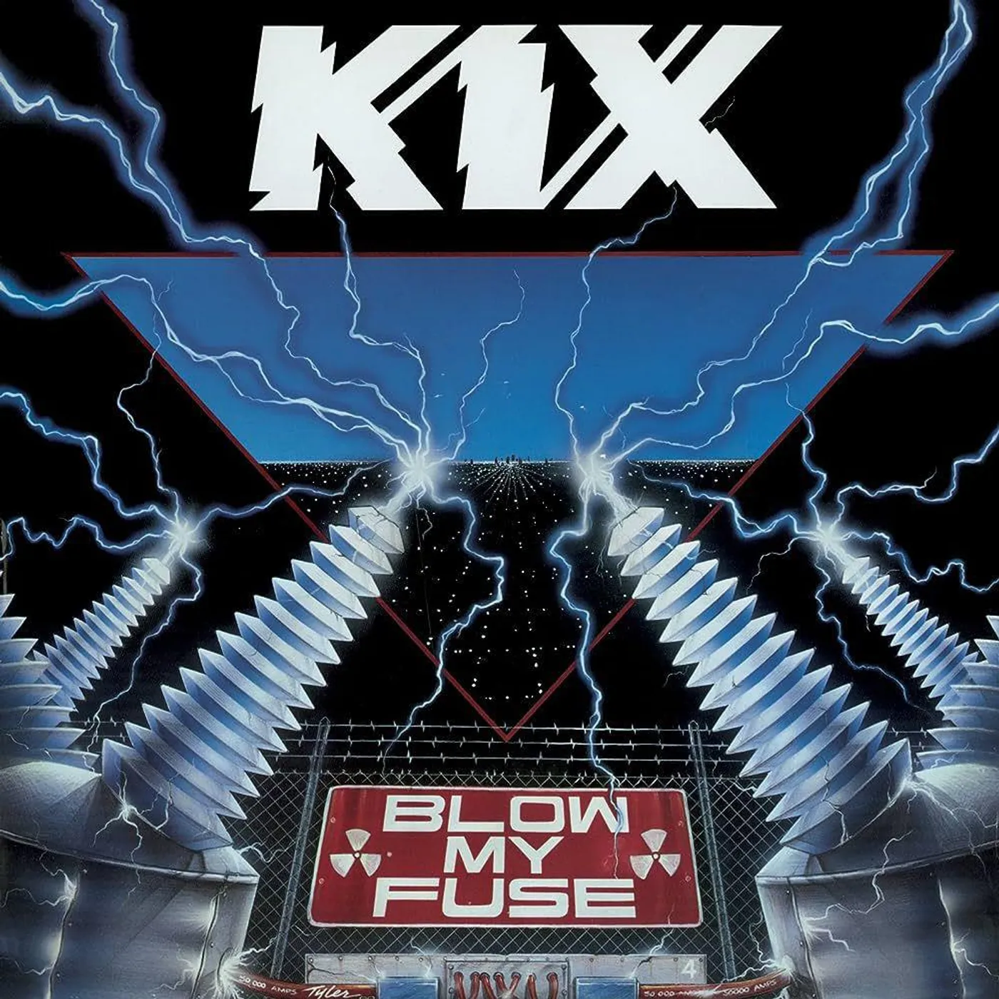 Kix Blow My Fuse (Blue / Limited / Anniversary Edition)  Vinyl Record