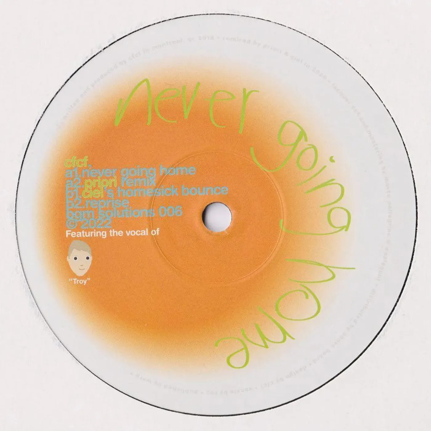 CFCF NEVER GOING HOME Vinyl Record