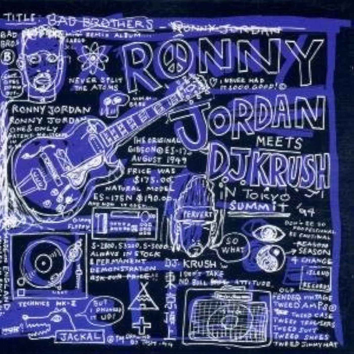 Ronny Jordan / Dj Krush BAD BROTHERS Vinyl Record