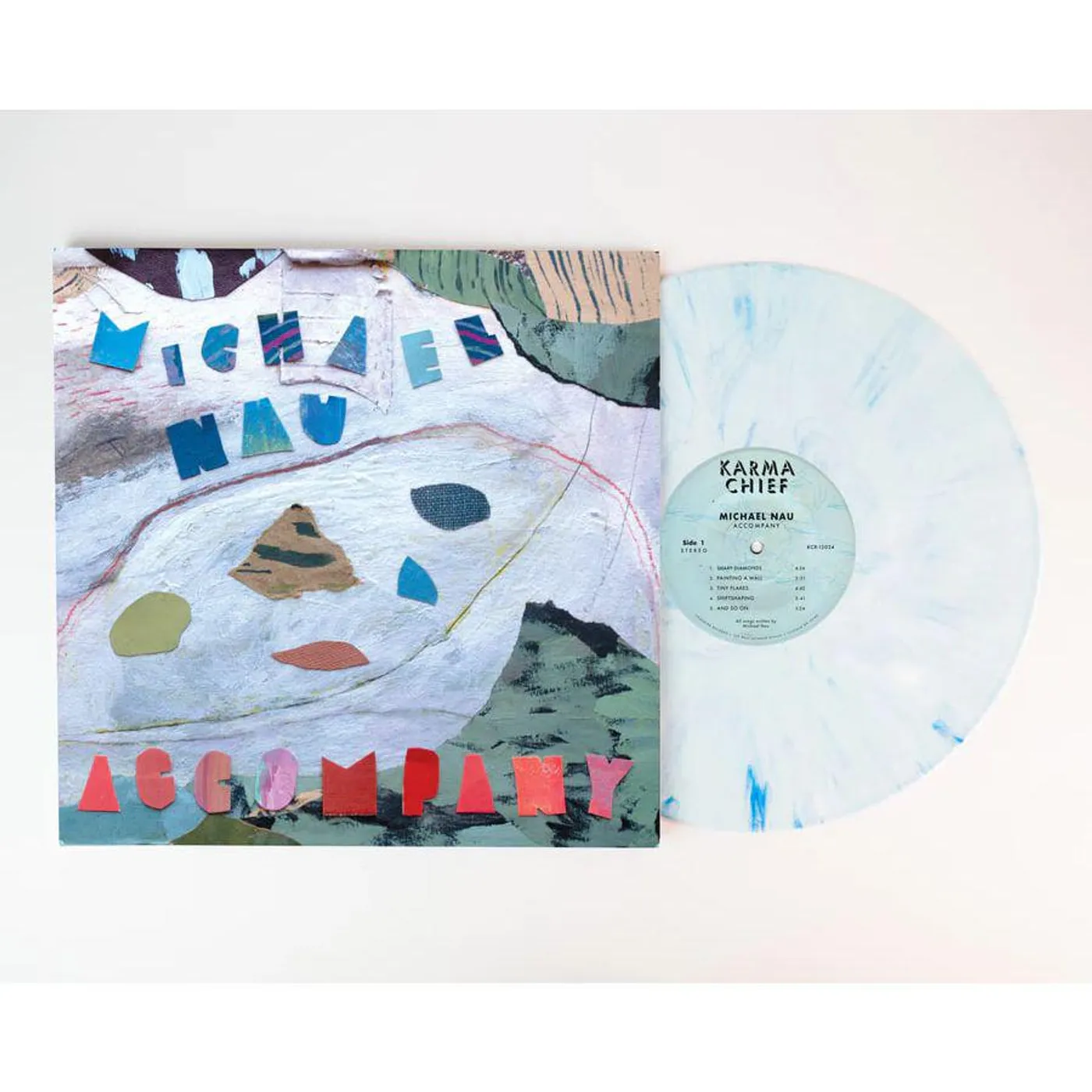 Michael Nau Accompany (Powder Blue) Vinyl Record