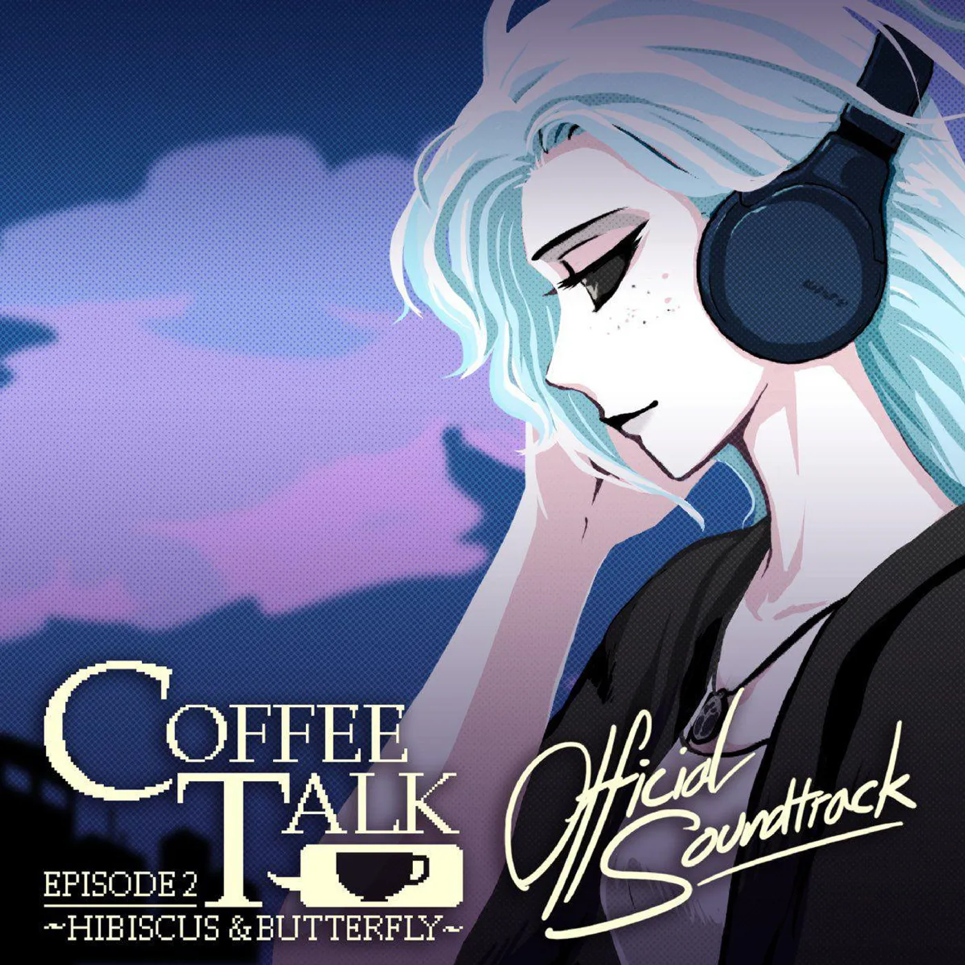 Andrew Jeremy Coffee Talk Ep 2 Hibiscus & Butterfly - Original Soundtrack (Blue/Violet) Vinyl Record