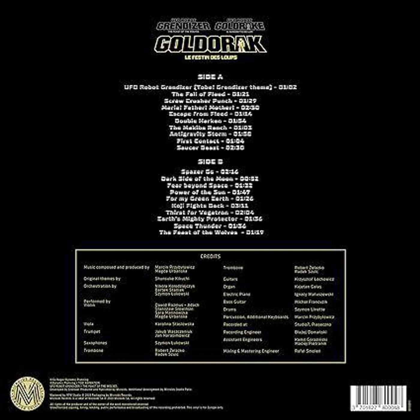 Ufo Robot Grendizer: The Feast Of The Wolves - Ost Ufo Robot Grendizer: The Feast Of The Wolves - Original Soundtrack Vinyl Record