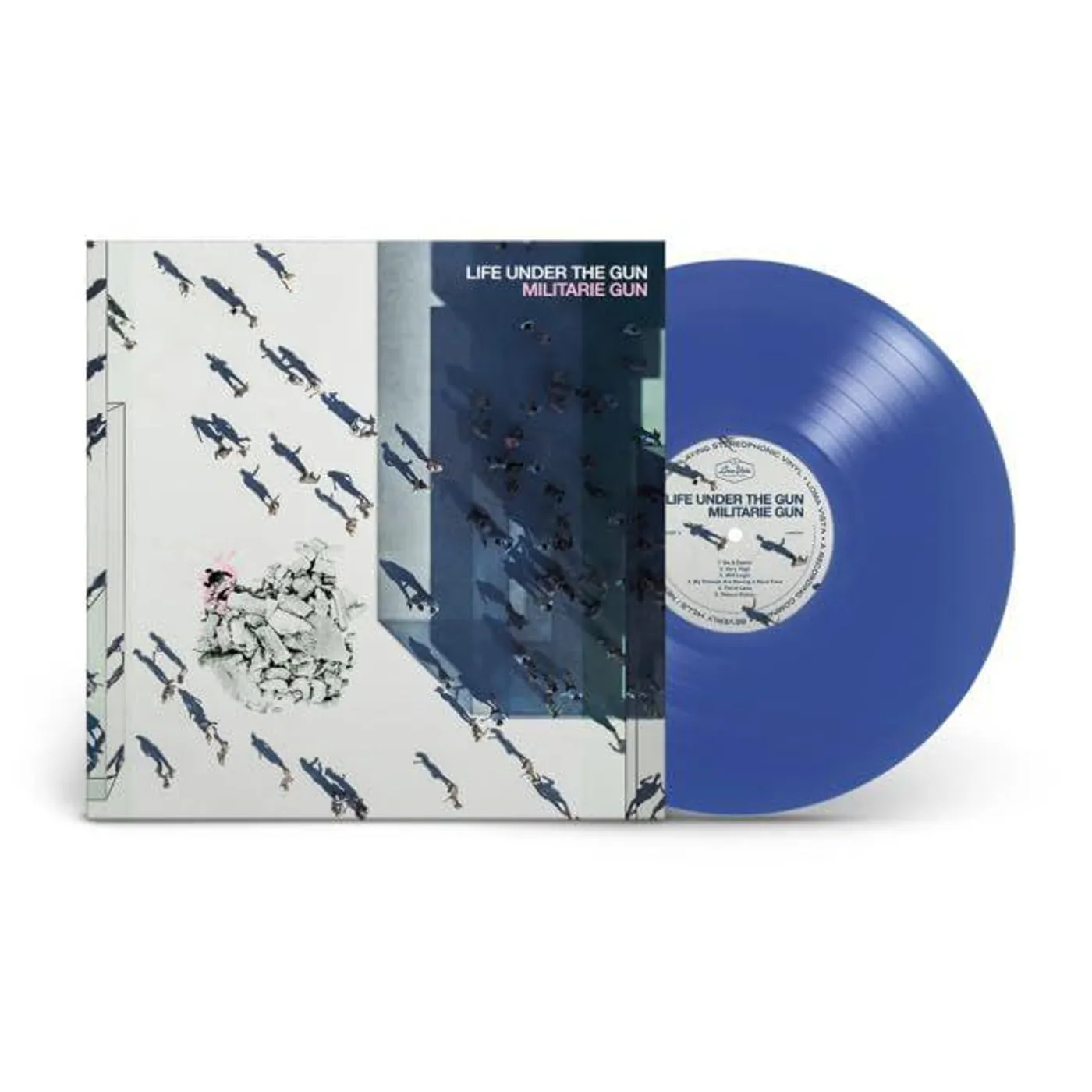 Militarie Gun Life Under The Gun (Blue) Vinyl Record