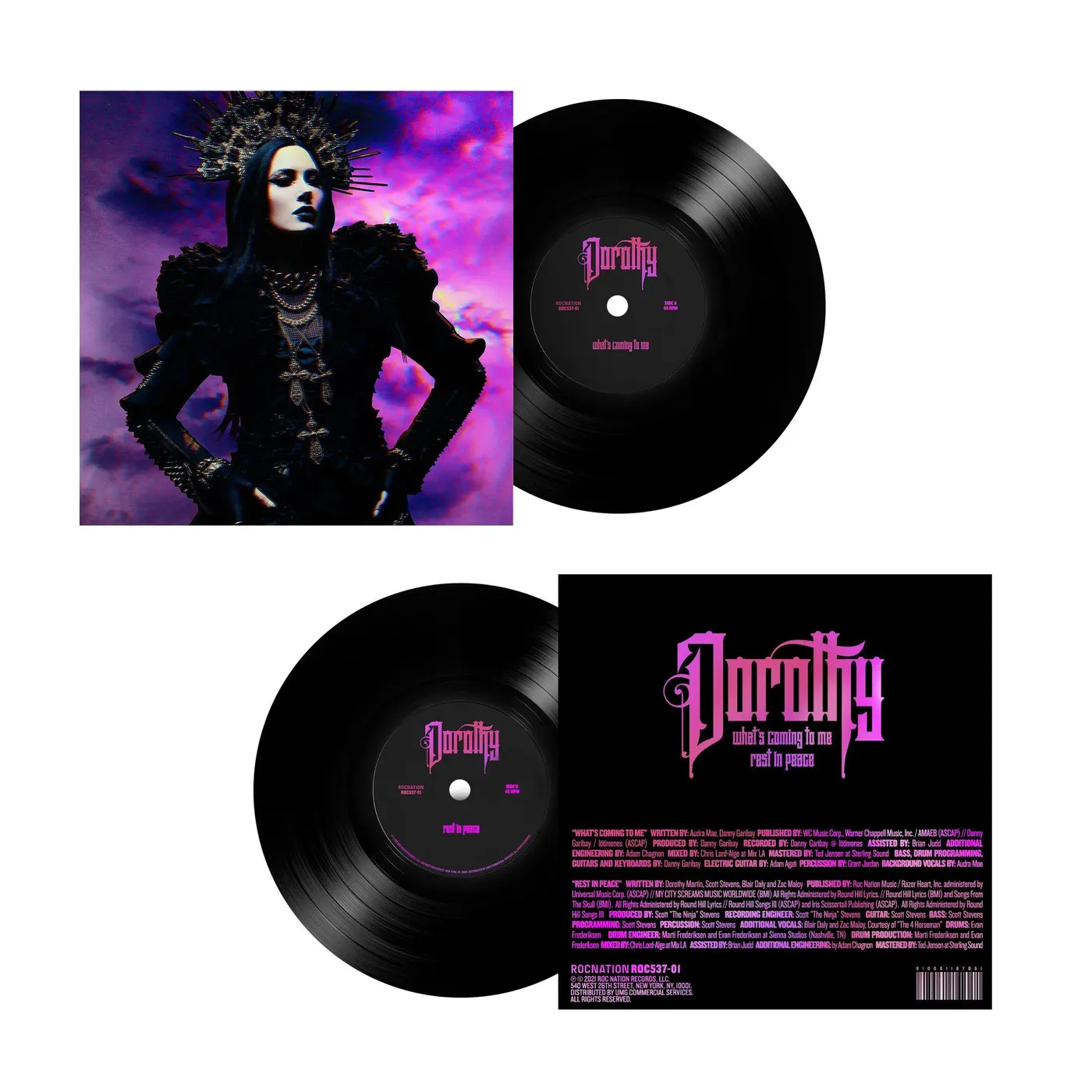 Dorothy What's Coming To Me / Rest In Peace (7") Vinyl Record