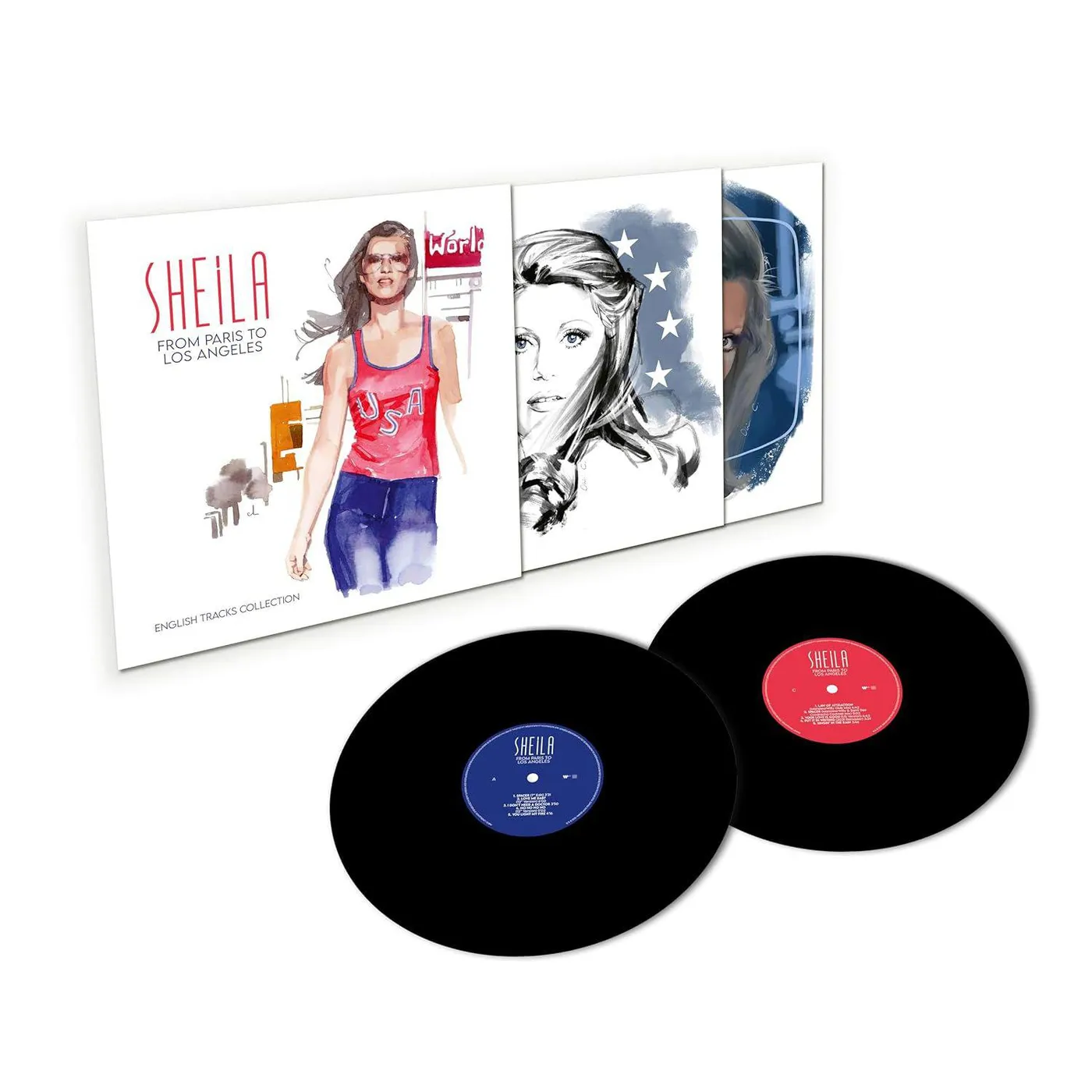 Sheila FROM PARIS TO L.A. - ENGLISH TRACKS COLLECTION Vinyl Record