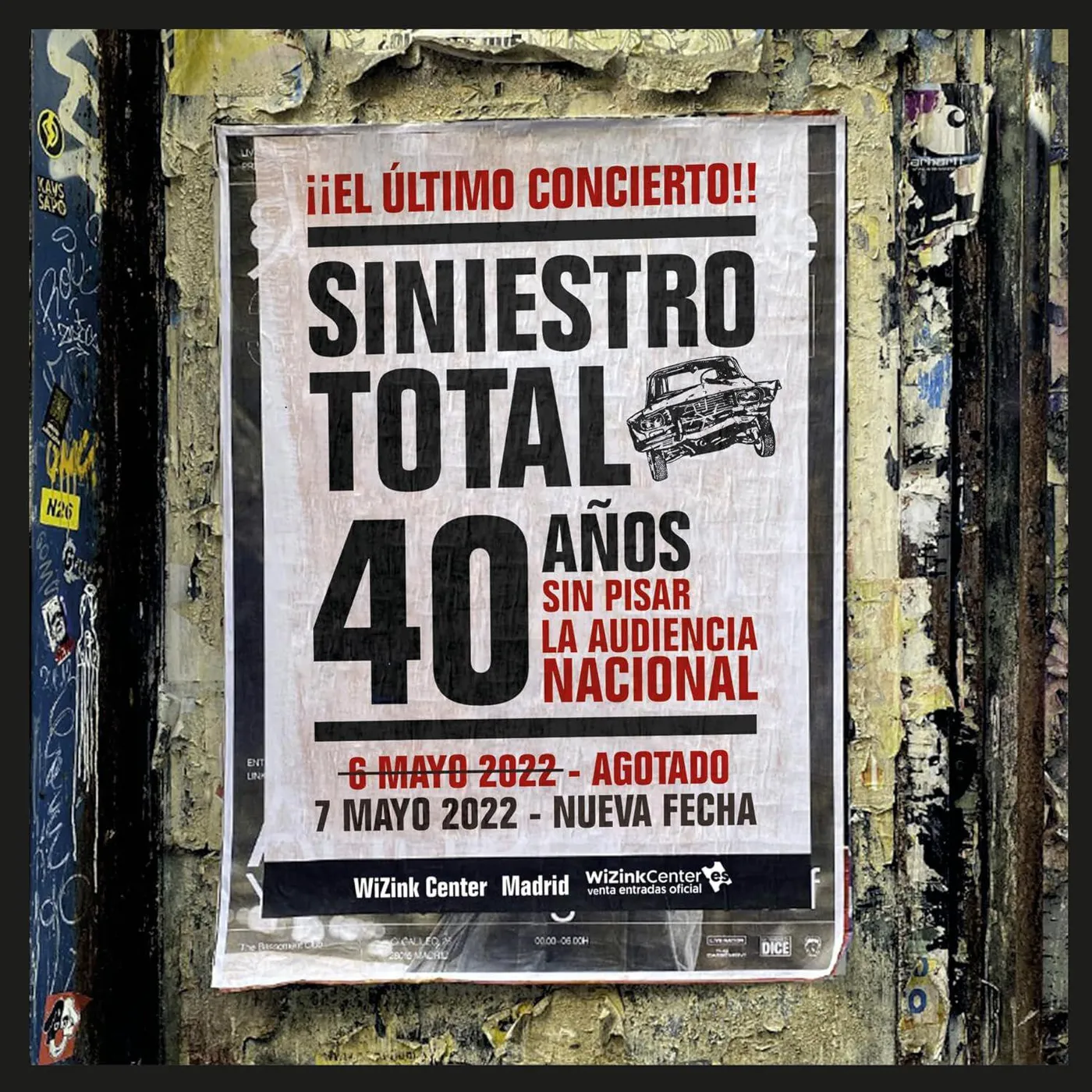 Siniestro Total 40 ANOS SIN PISAR LA AUDIENCIA Vinyl Record