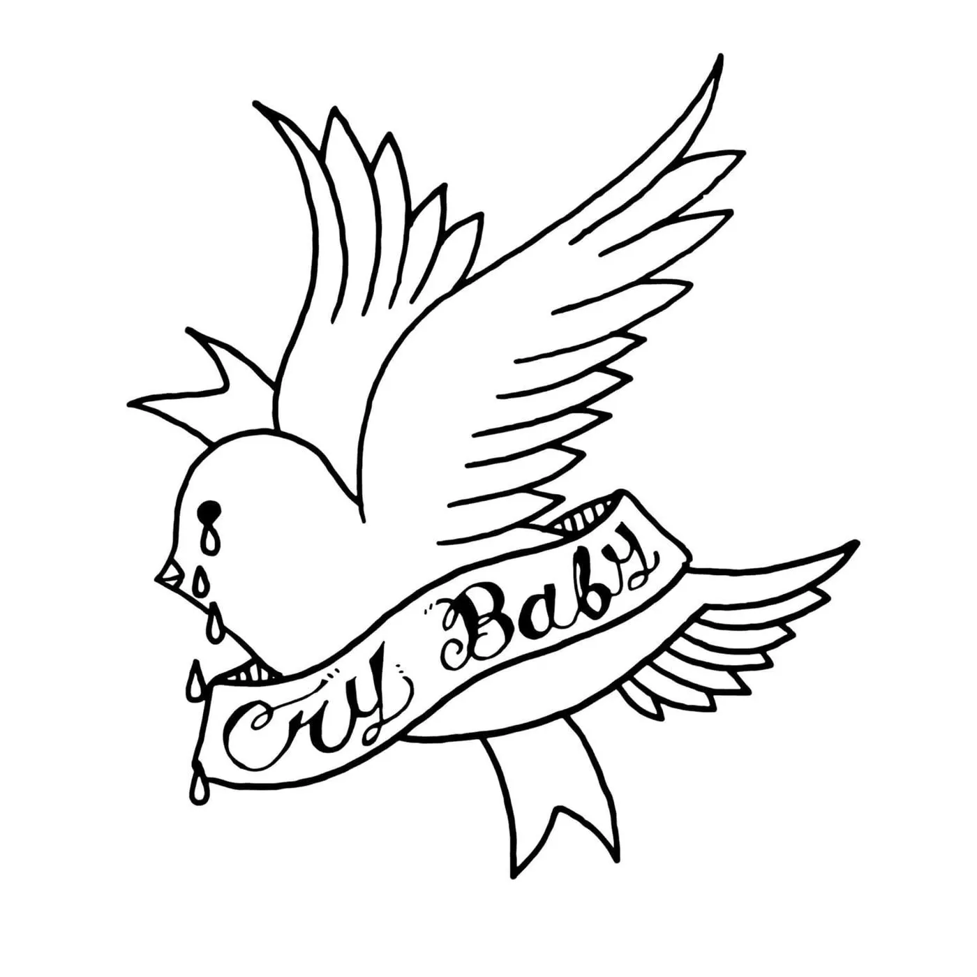 Lil Peep Crybaby (White) Vinyl Record