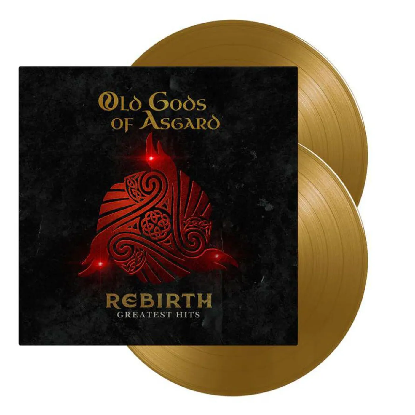 Old Gods of Asgard Rebirth: Greatest Hits (2LP/Gold) Vinyl Record