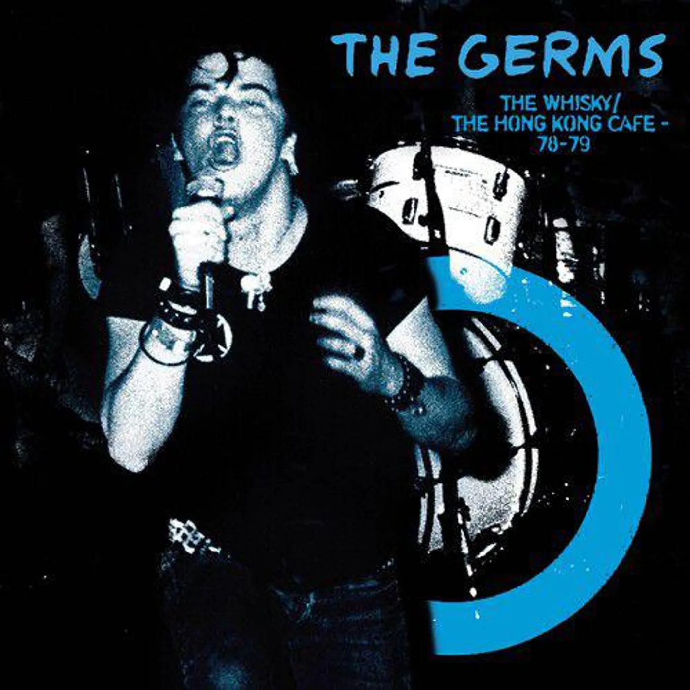 Germs Whisky Hong Kong Cafe (Blue/12") Vinyl Record