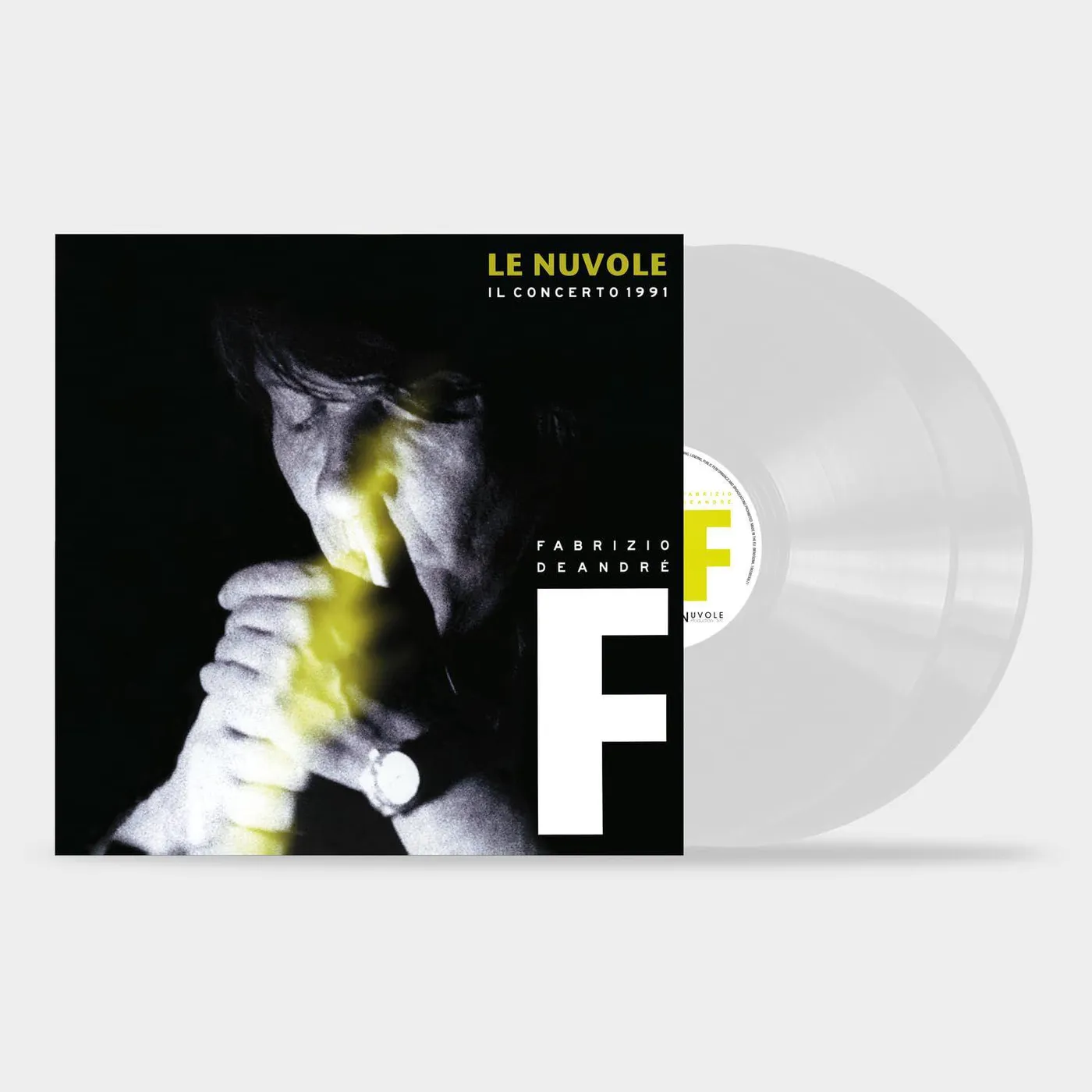 Fabrizio De André Le Nuvole: Il Concerto 1991 (180-Gram/Clear/2LP) Vinyl Record