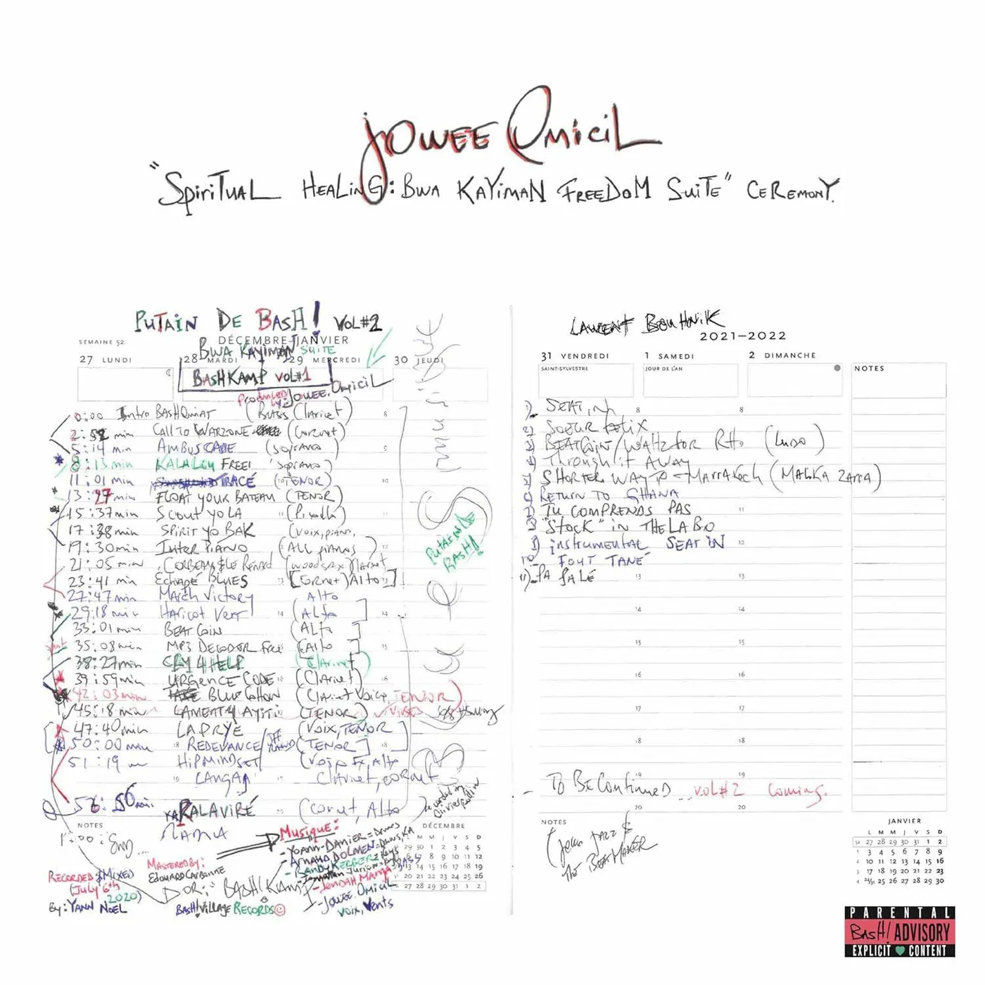 Jowee Omicil Spiritual Healing: Bwa Kayiman Freedom Suite  Vinyl Record 