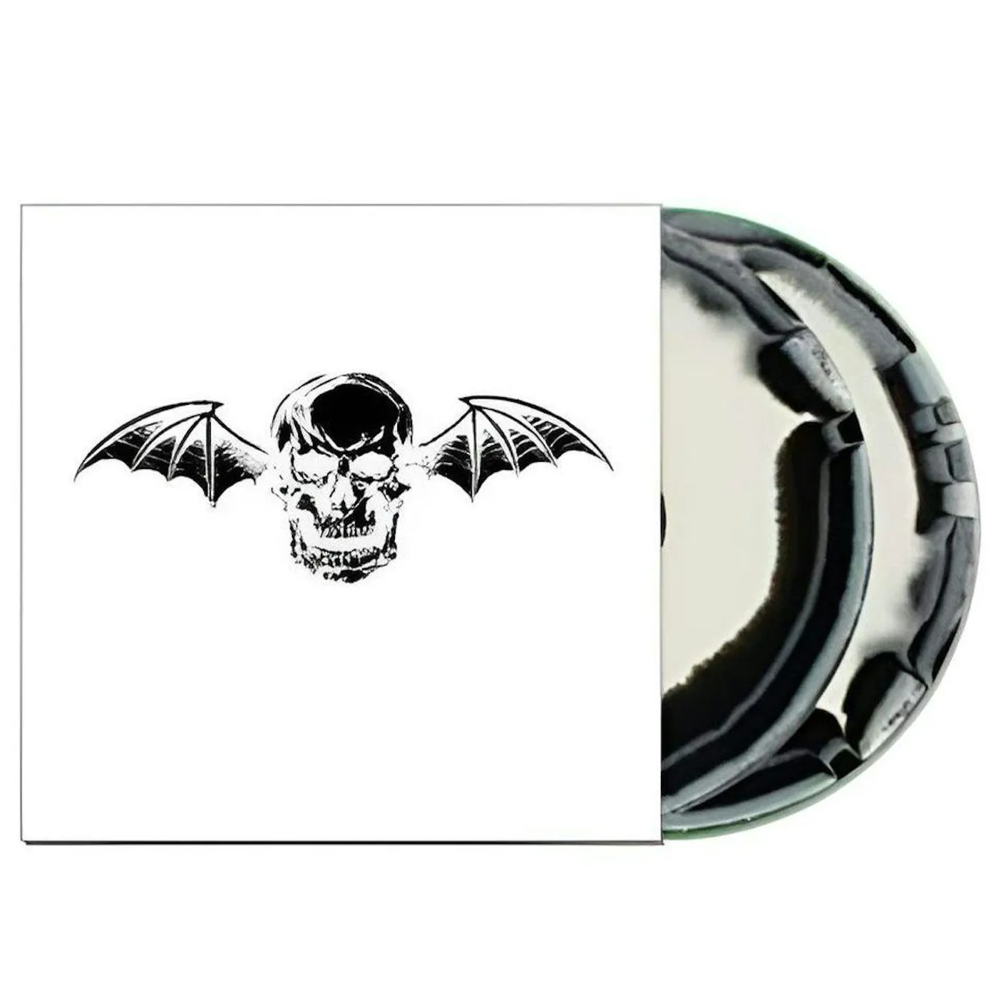  Avenged Sevenfold S/T (White and Black Swirl) Vinyl Record
