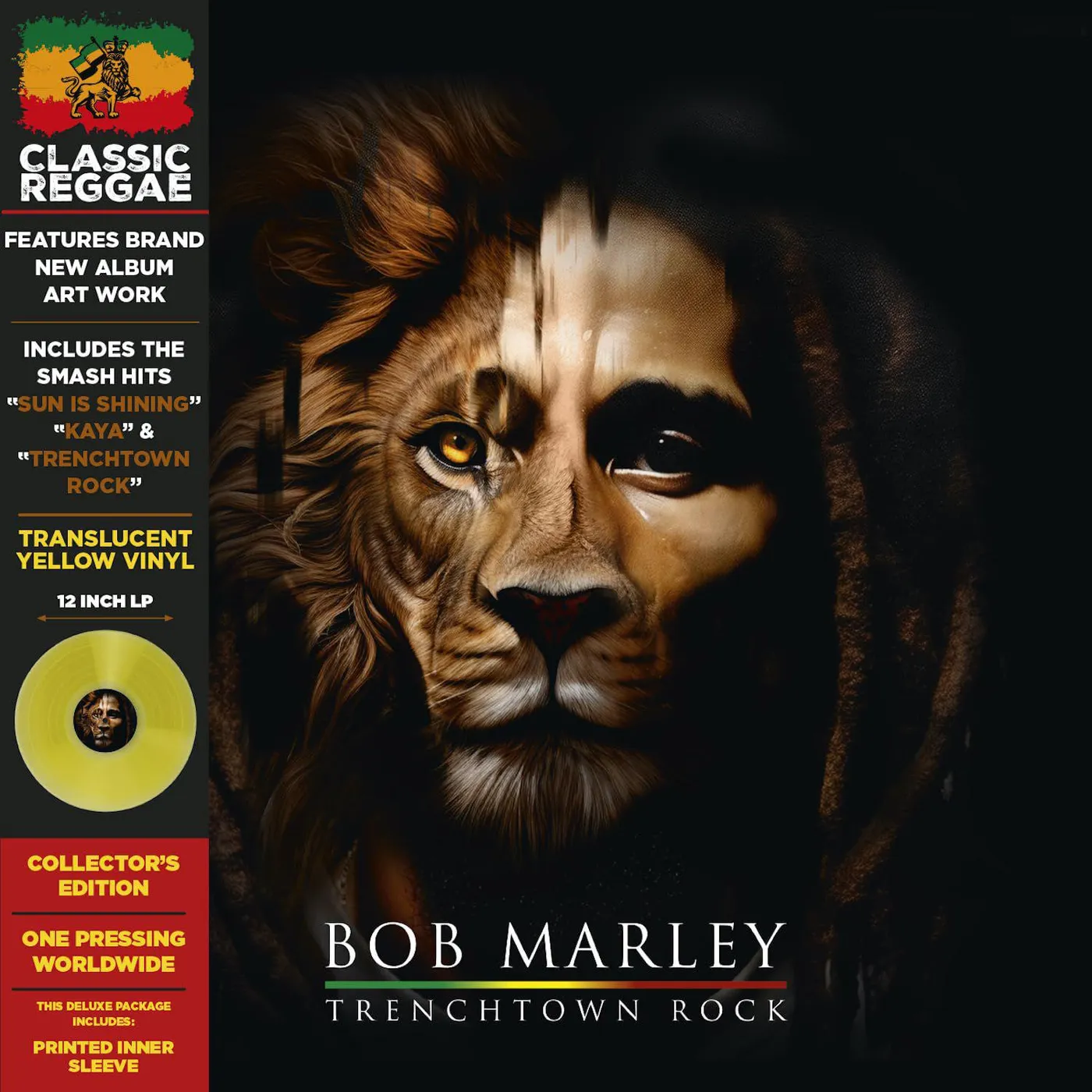 Bob Marley Trenchtown Rock (Yellow/Reissue/Deluxe Edition) Vinyl Record