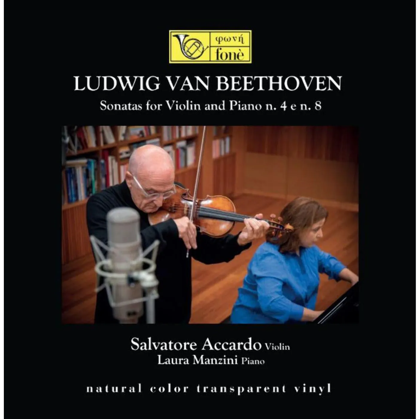 Beethoven / Salvatore Accardo / Laura Manzini BEETHOVEN: SONATAS VIOLIN & PIANO 4 E 8 Vinyl Record