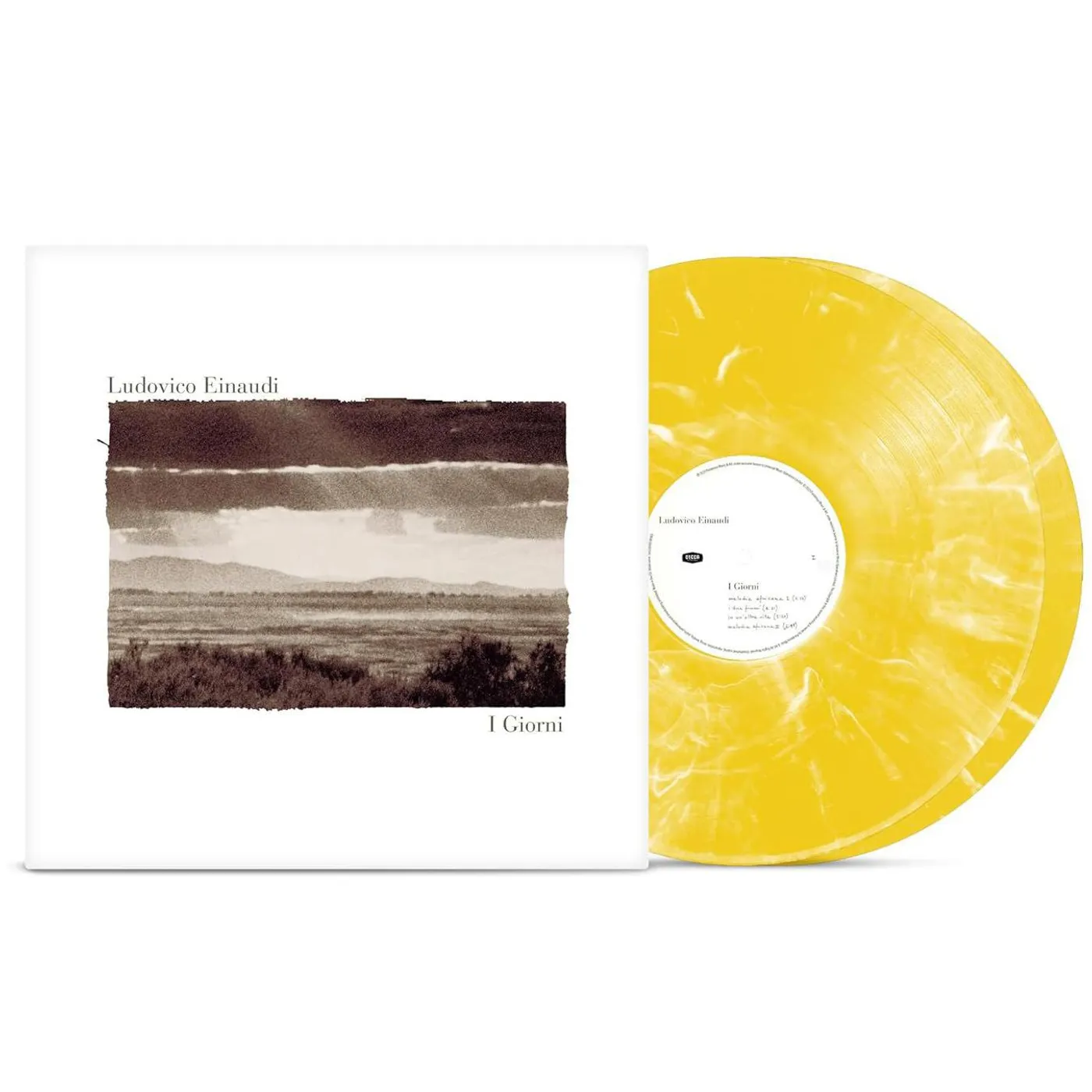 Ludovico Einaudi I Giorni (2LP/Yellow Marble) Vinyl Record